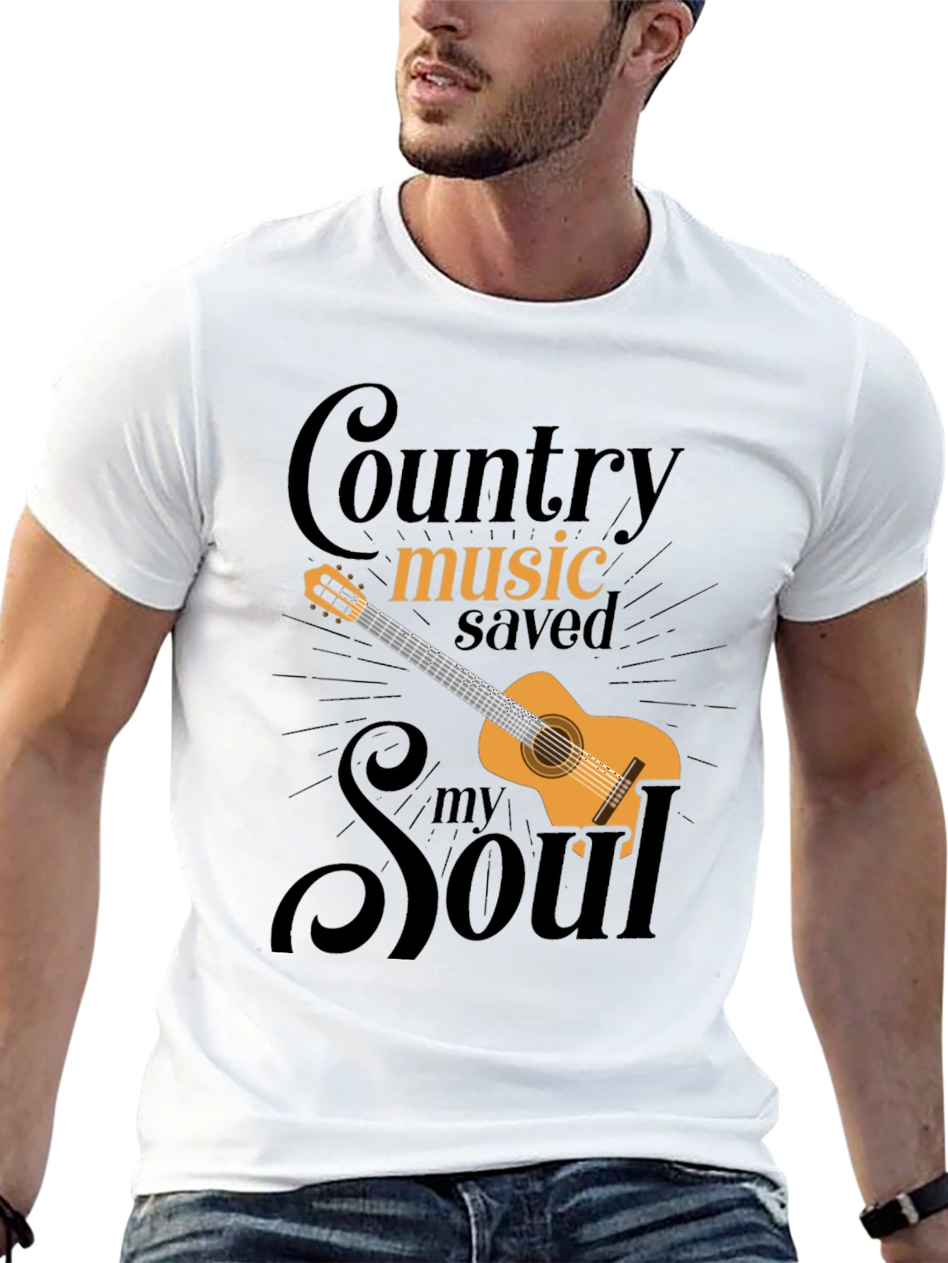 Country Music Saved My Soul Graphic Tee