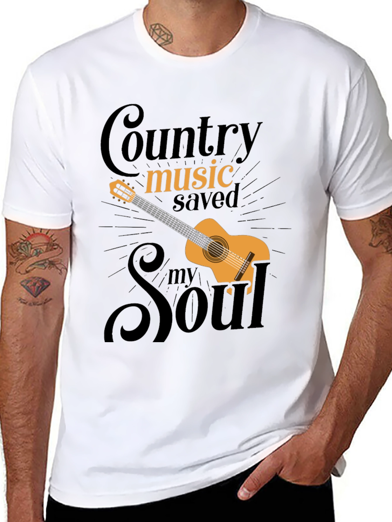 Country Music Saved My Soul Graphic Tee