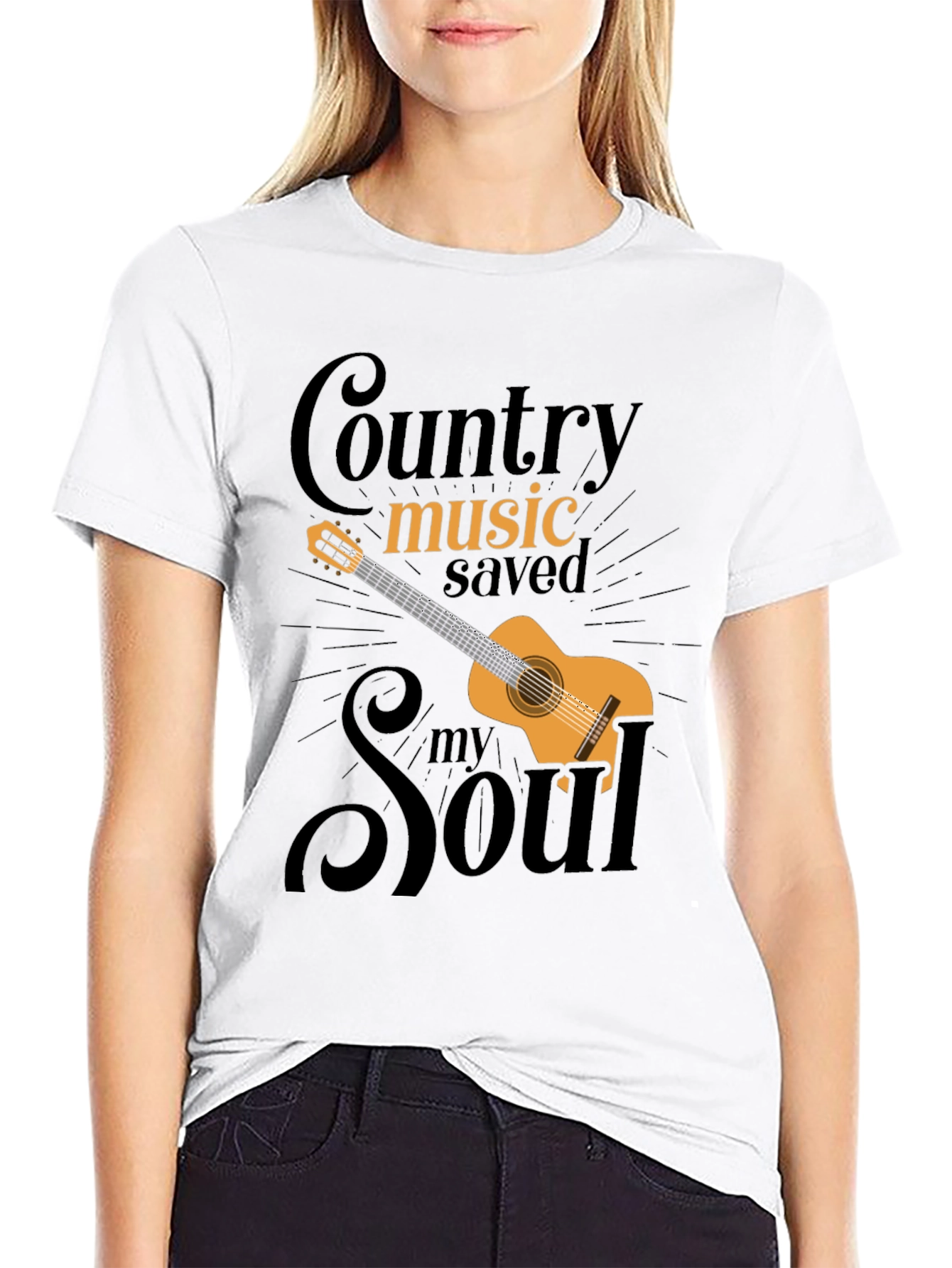 Country Music Saved My Soul Graphic Tee