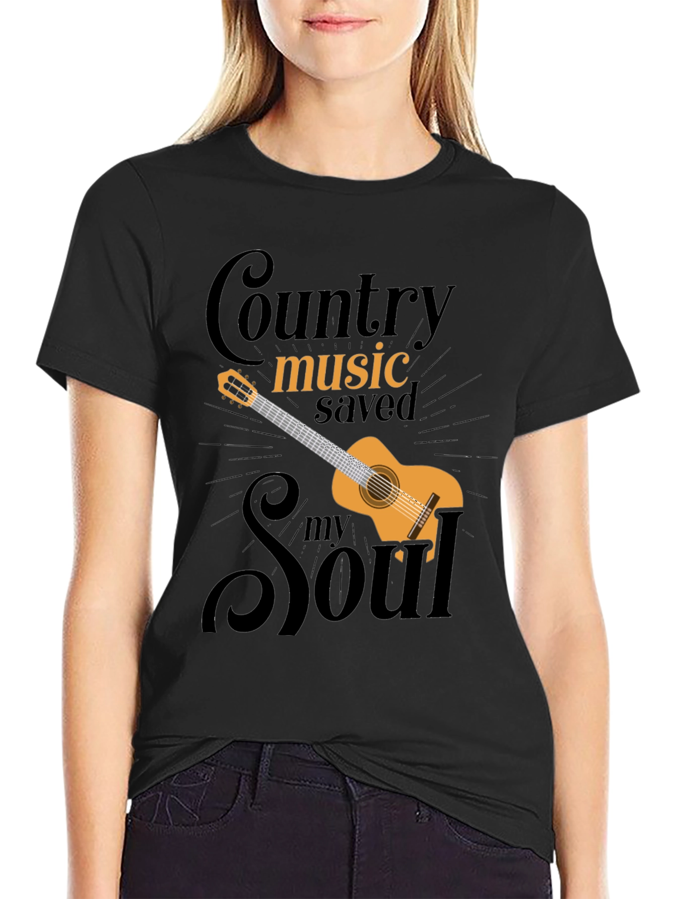 Country Music Saved My Soul Graphic Tee