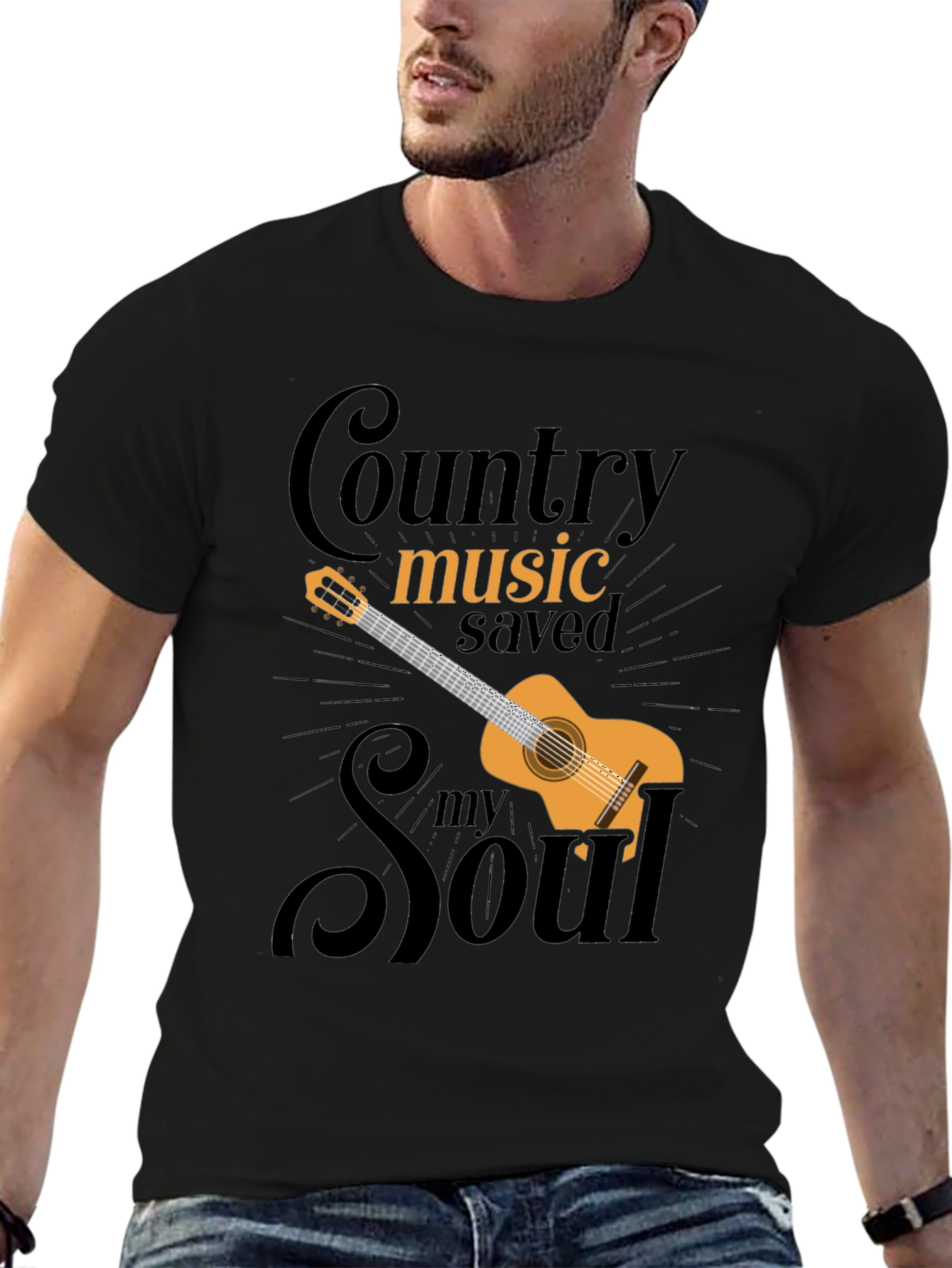 Country Music Saved My Soul Graphic Tee