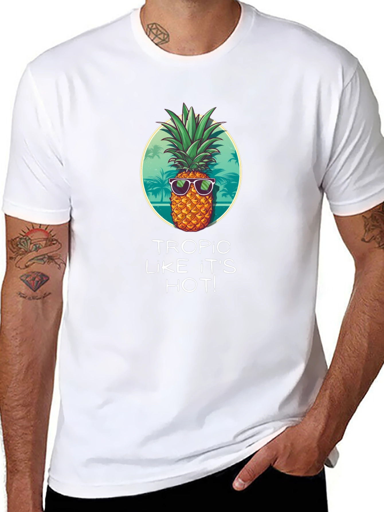Tropic Like Its Hot Graphic T-Shirt