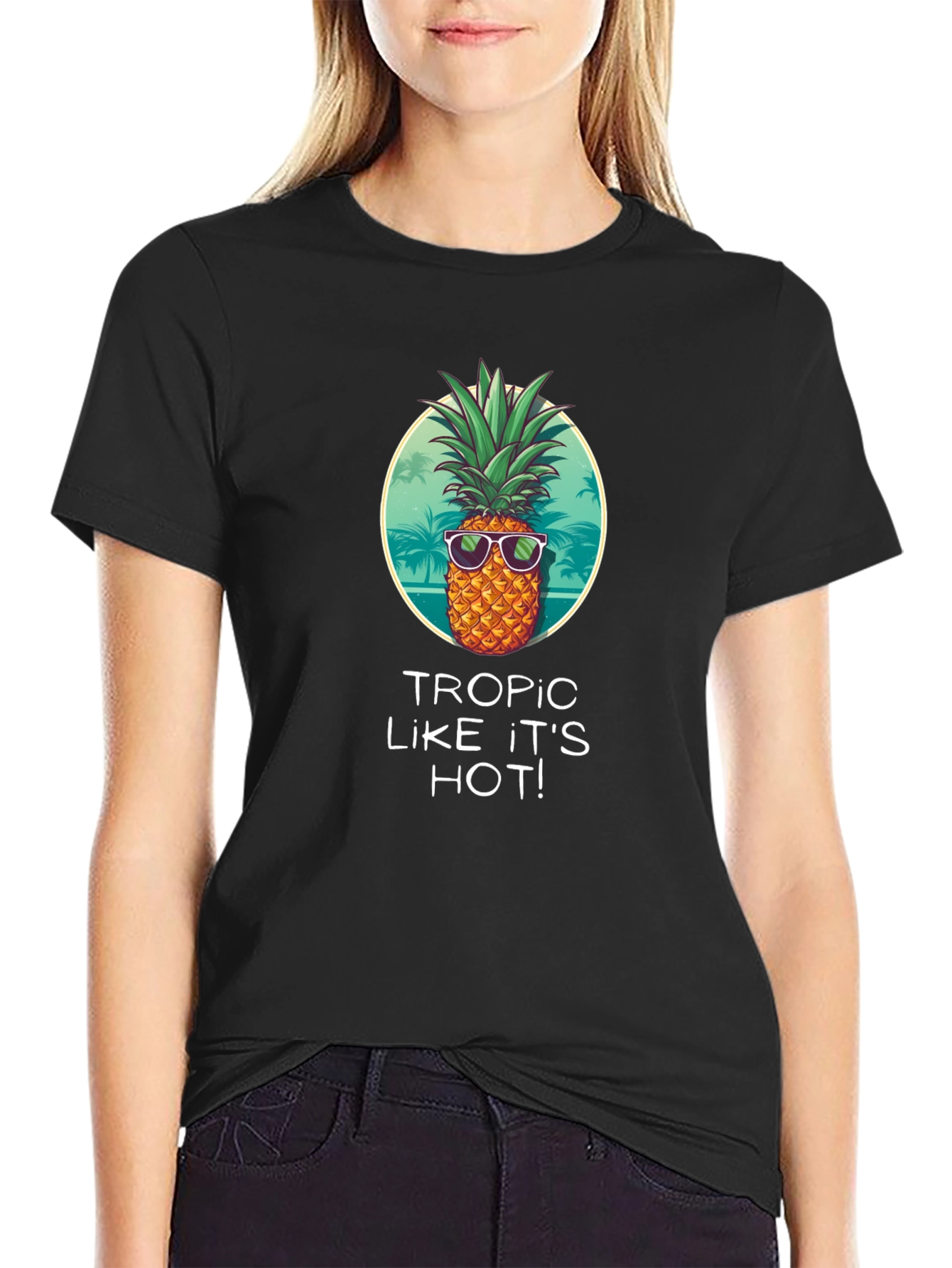 Tropic Like Its Hot Graphic T-Shirt