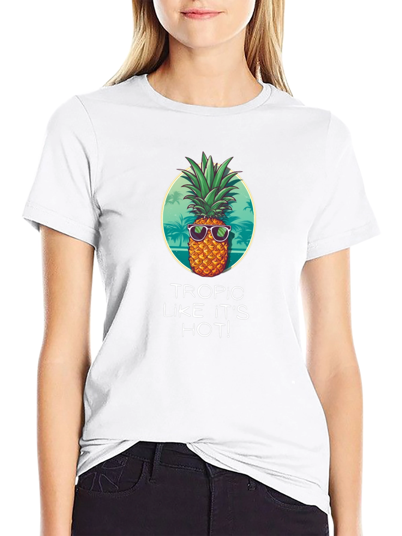 Tropic Like Its Hot Graphic T-Shirt