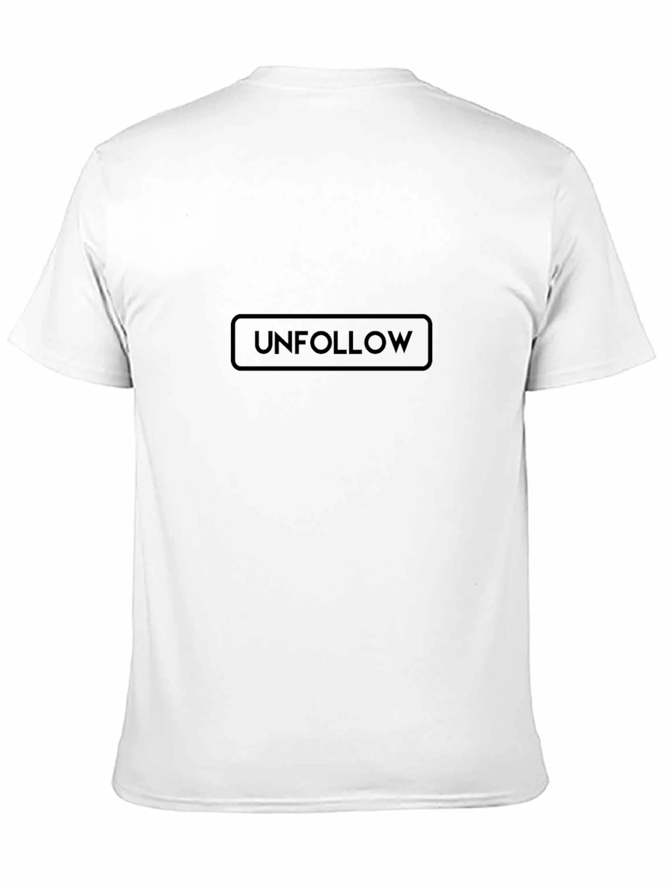 Unfollow Graphic Tee - Stylish Statement T-Shirt