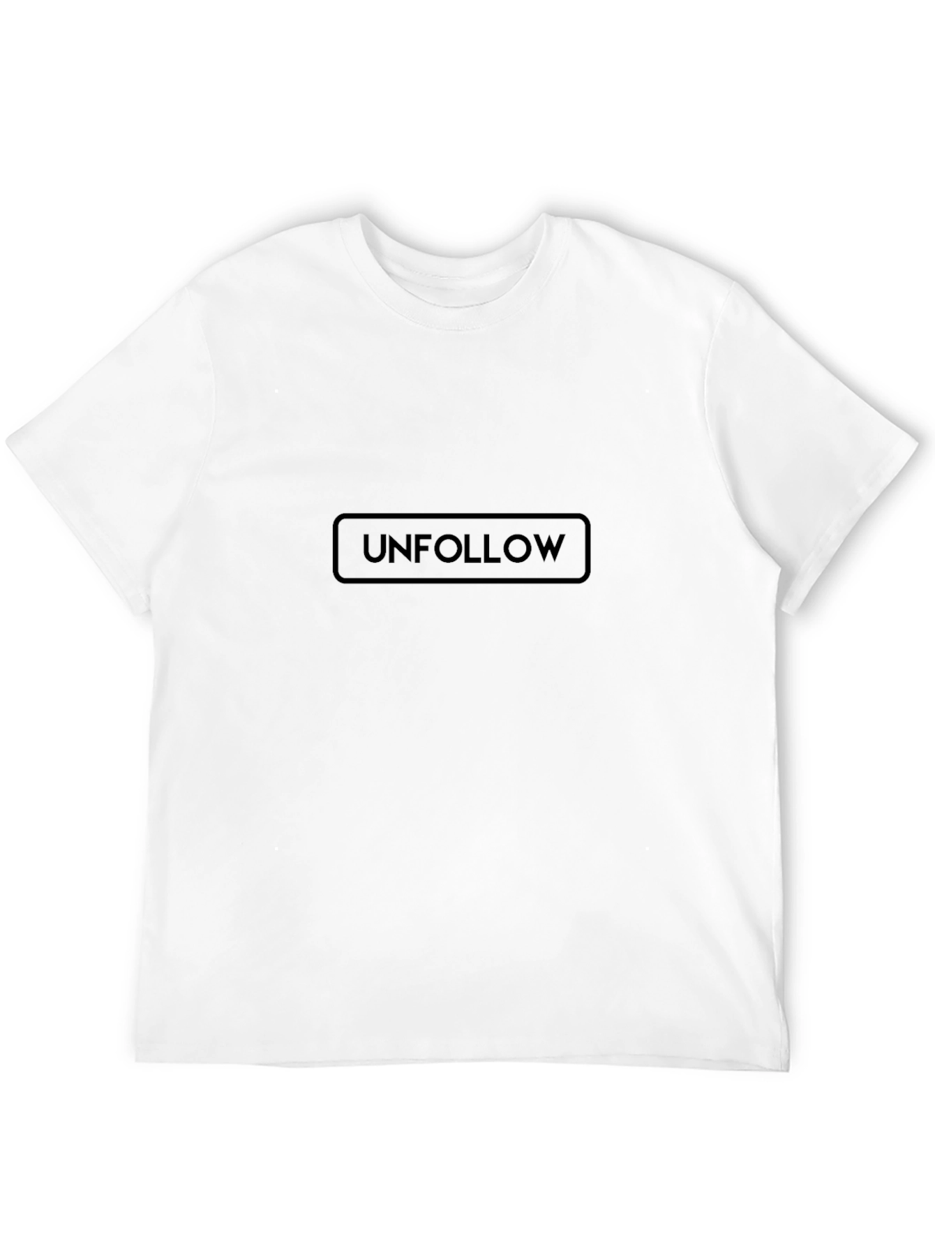 Unfollow Graphic Tee - Stylish Statement T-Shirt
