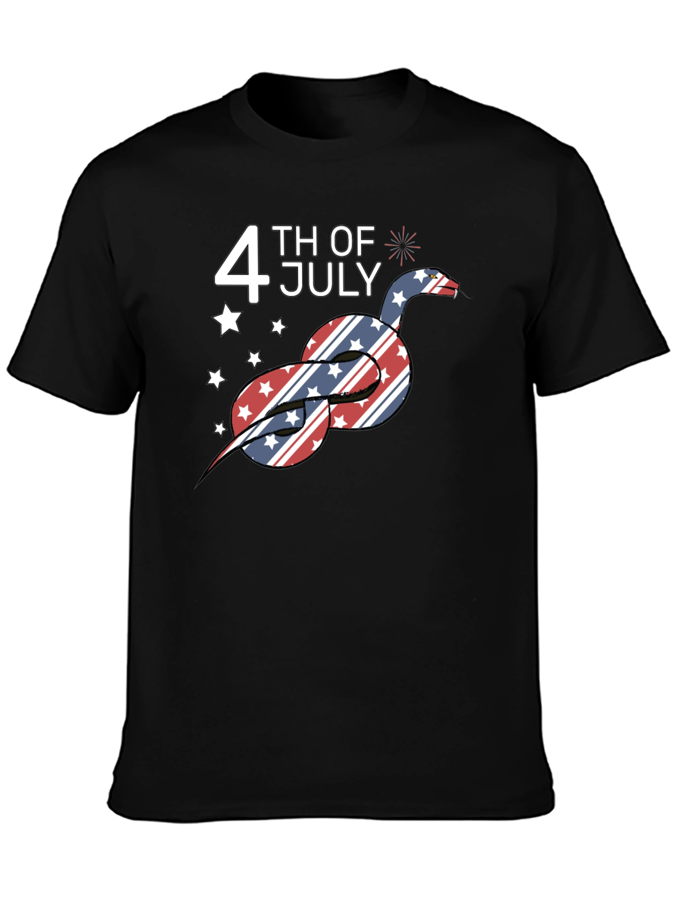 Patriotic Snake 4th of July T-Shirt