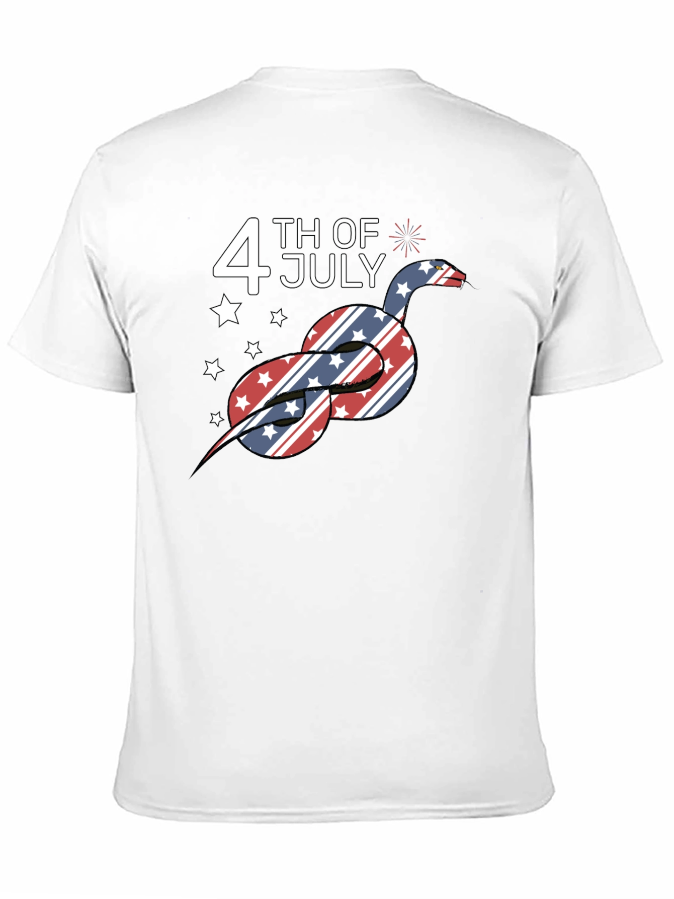 Patriotic Snake 4th of July T-Shirt