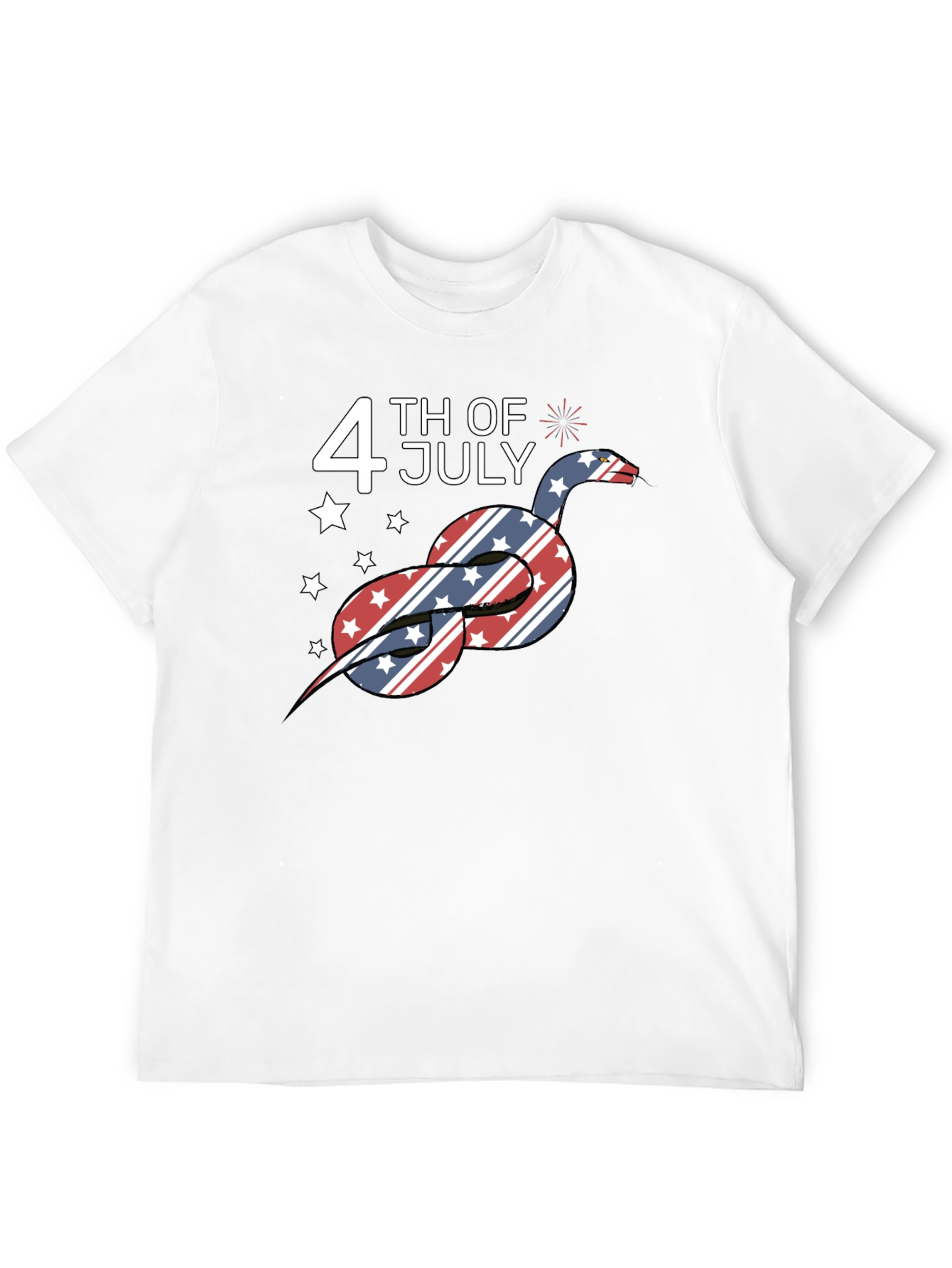 Patriotic Snake 4th of July T-Shirt