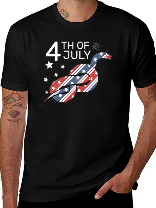 Patriotic Snake 4th of July T-Shirt