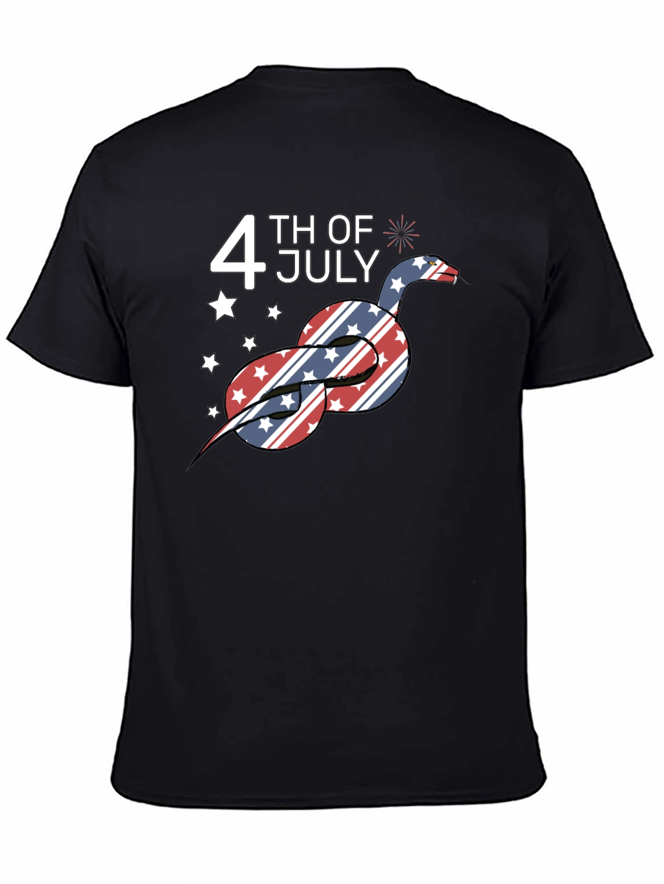 Patriotic Snake 4th of July T-Shirt