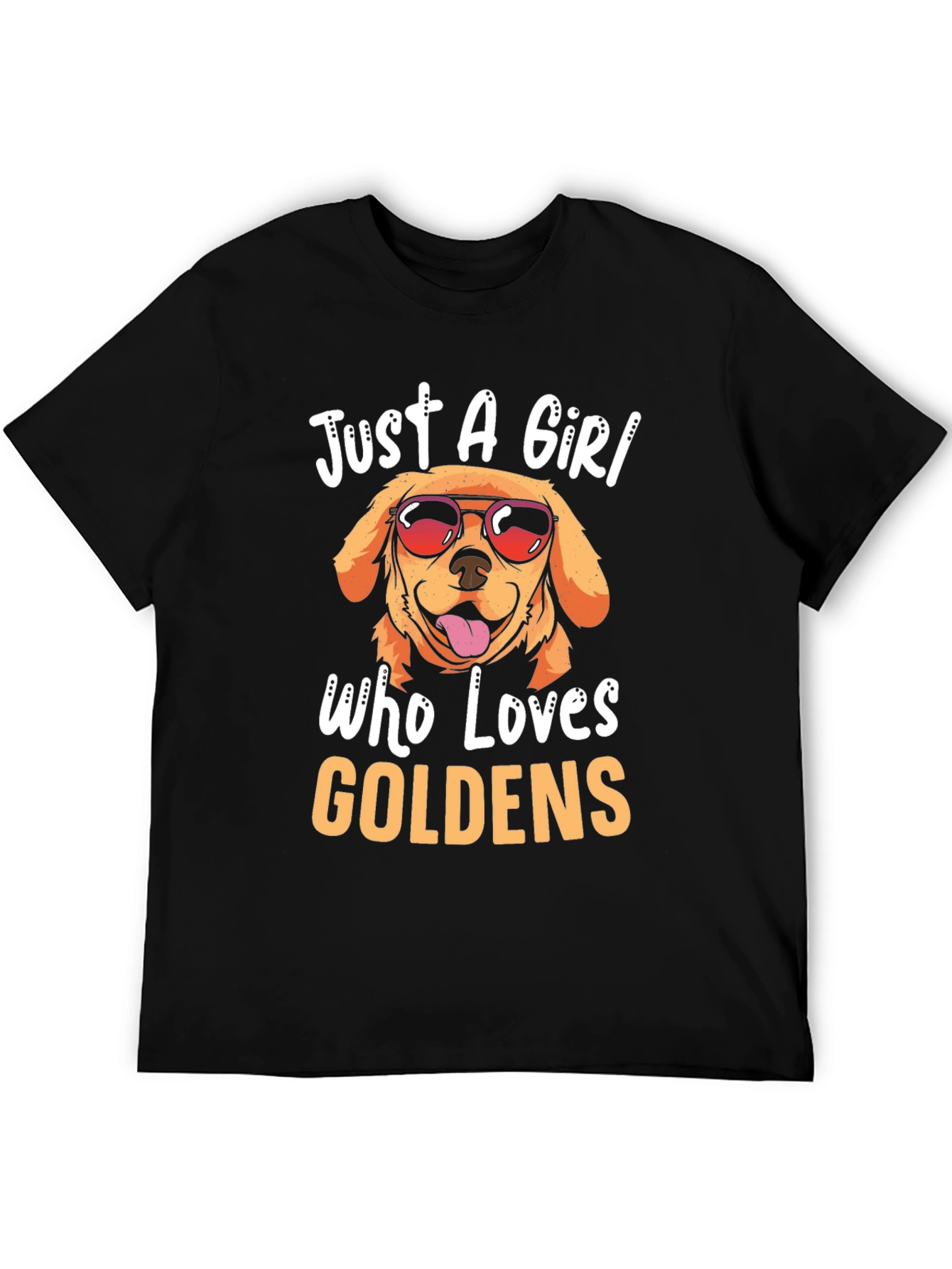 Just a Girl Who Loves Goldens T-Shirt