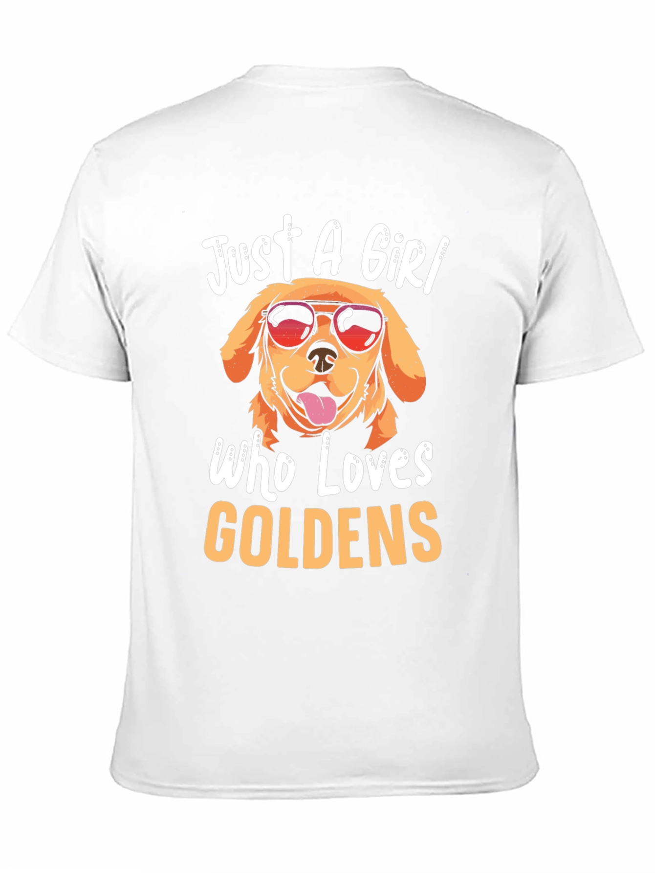 Just a Girl Who Loves Goldens T-Shirt