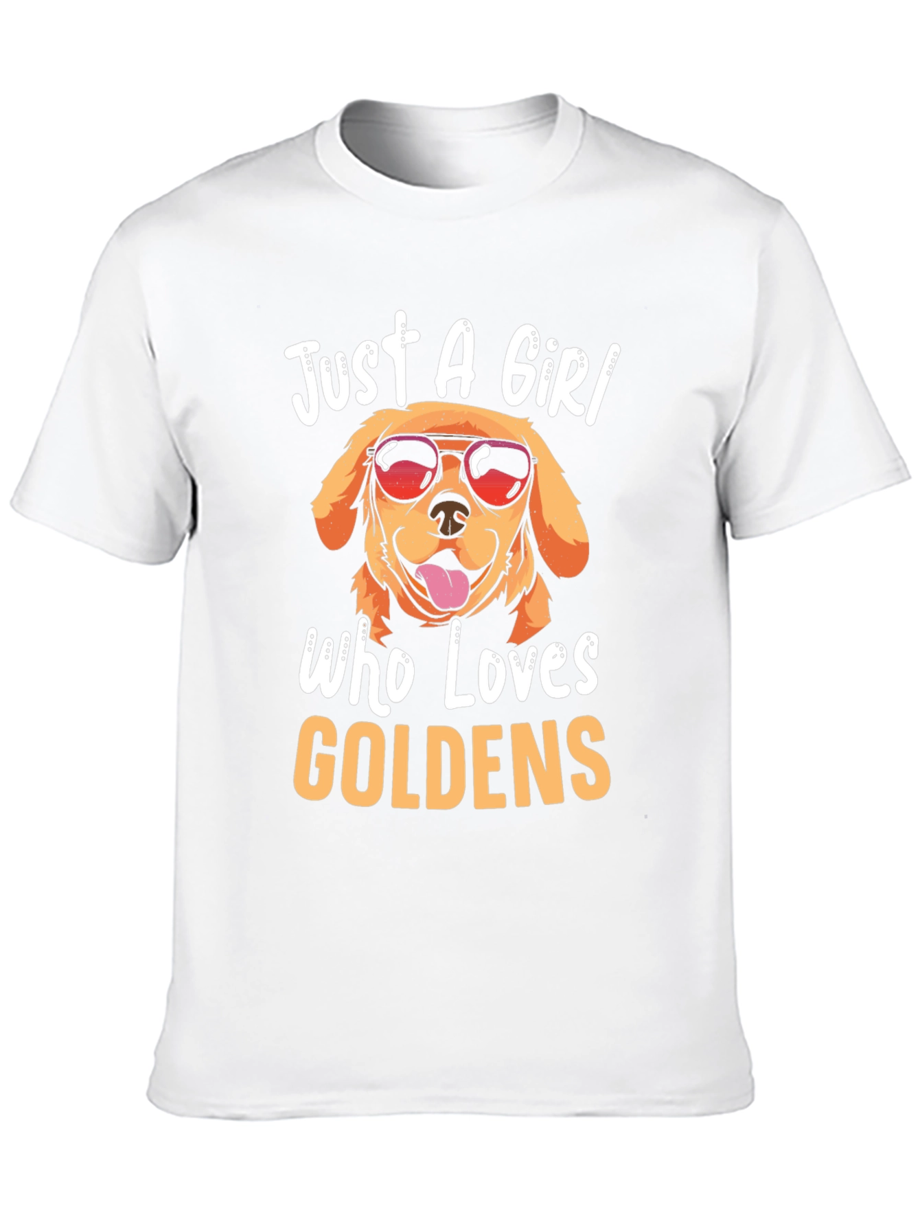 Just a Girl Who Loves Goldens T-Shirt