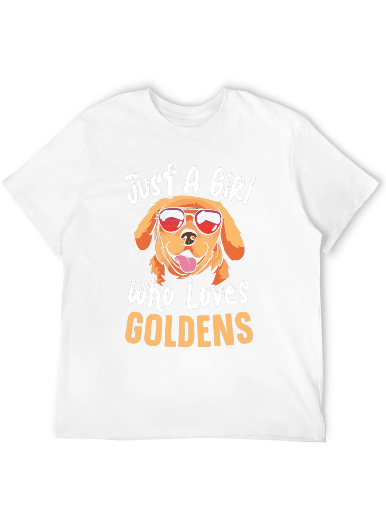 Just a Girl Who Loves Goldens T-Shirt