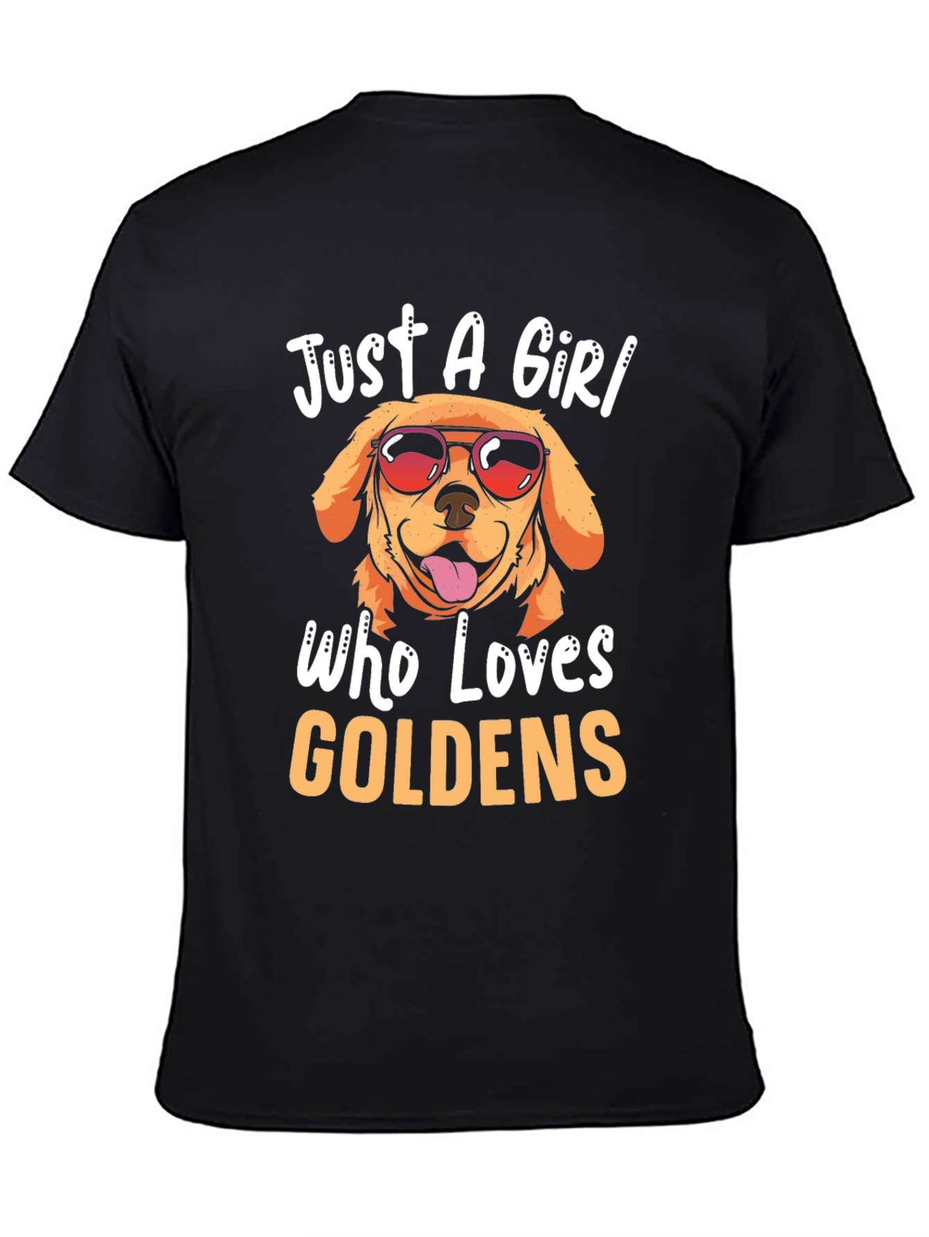 Just a Girl Who Loves Goldens T-Shirt