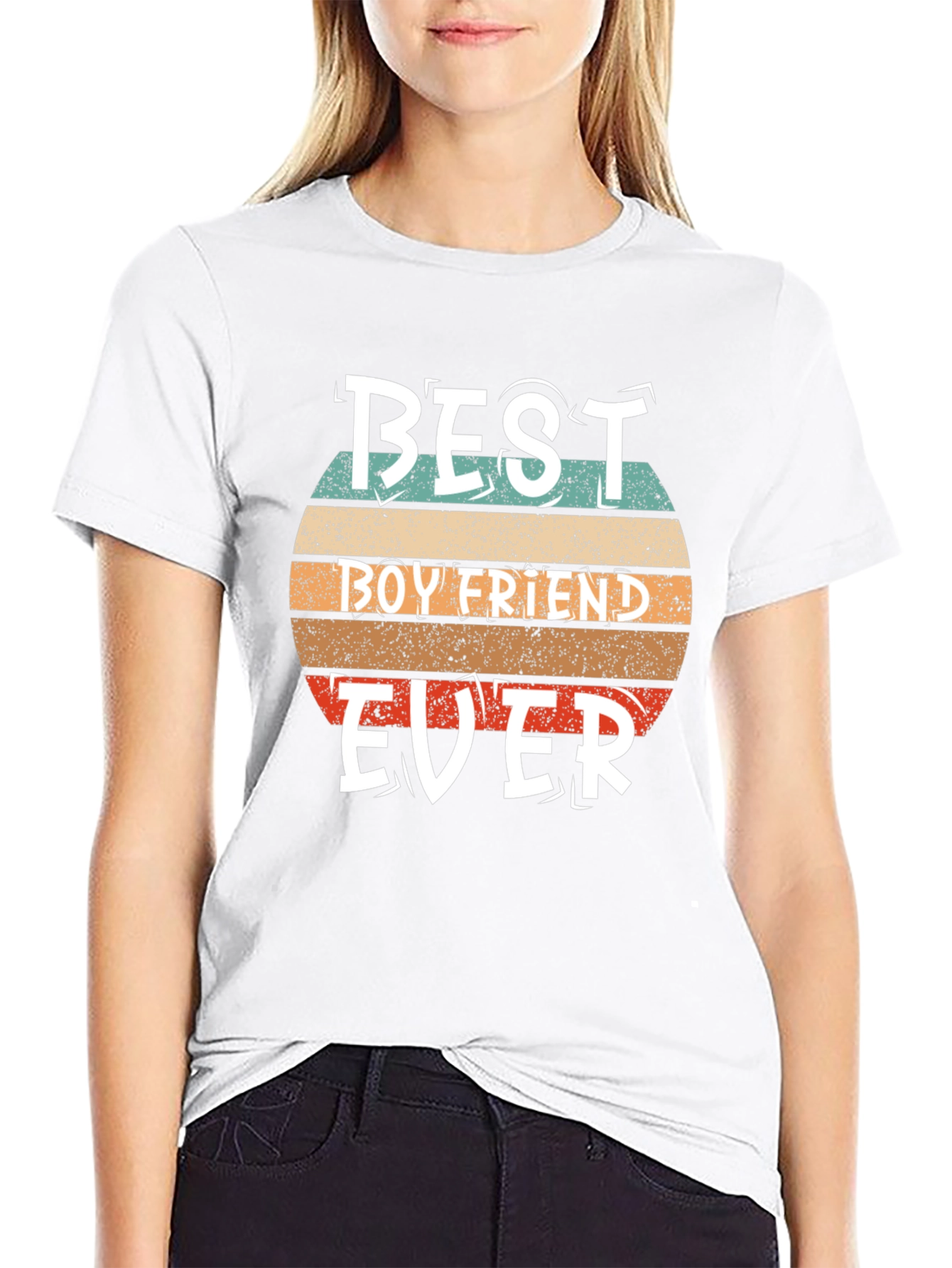 Best Boyfriend Ever Graphic Tee - Retro Style
