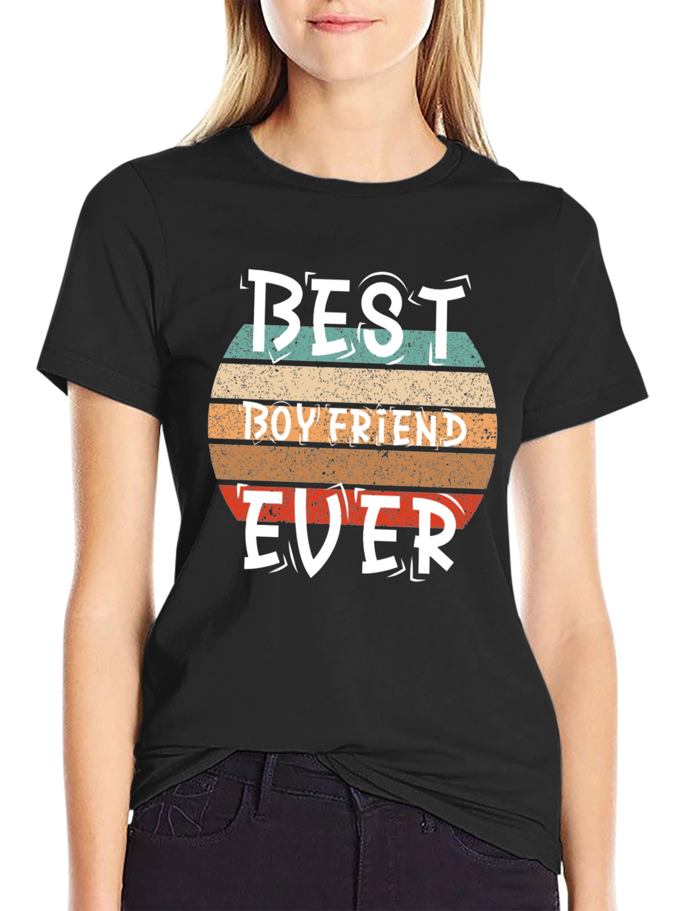 Best Boyfriend Ever Graphic Tee - Retro Style