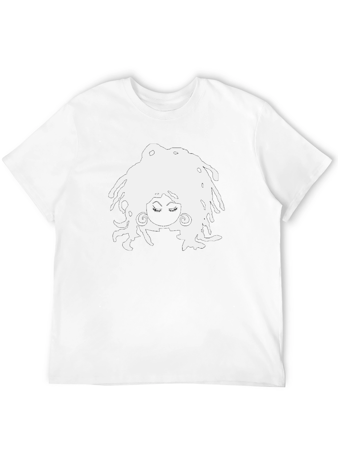 Dreadlock Diva Black T-Shirt - Stylish & Unique