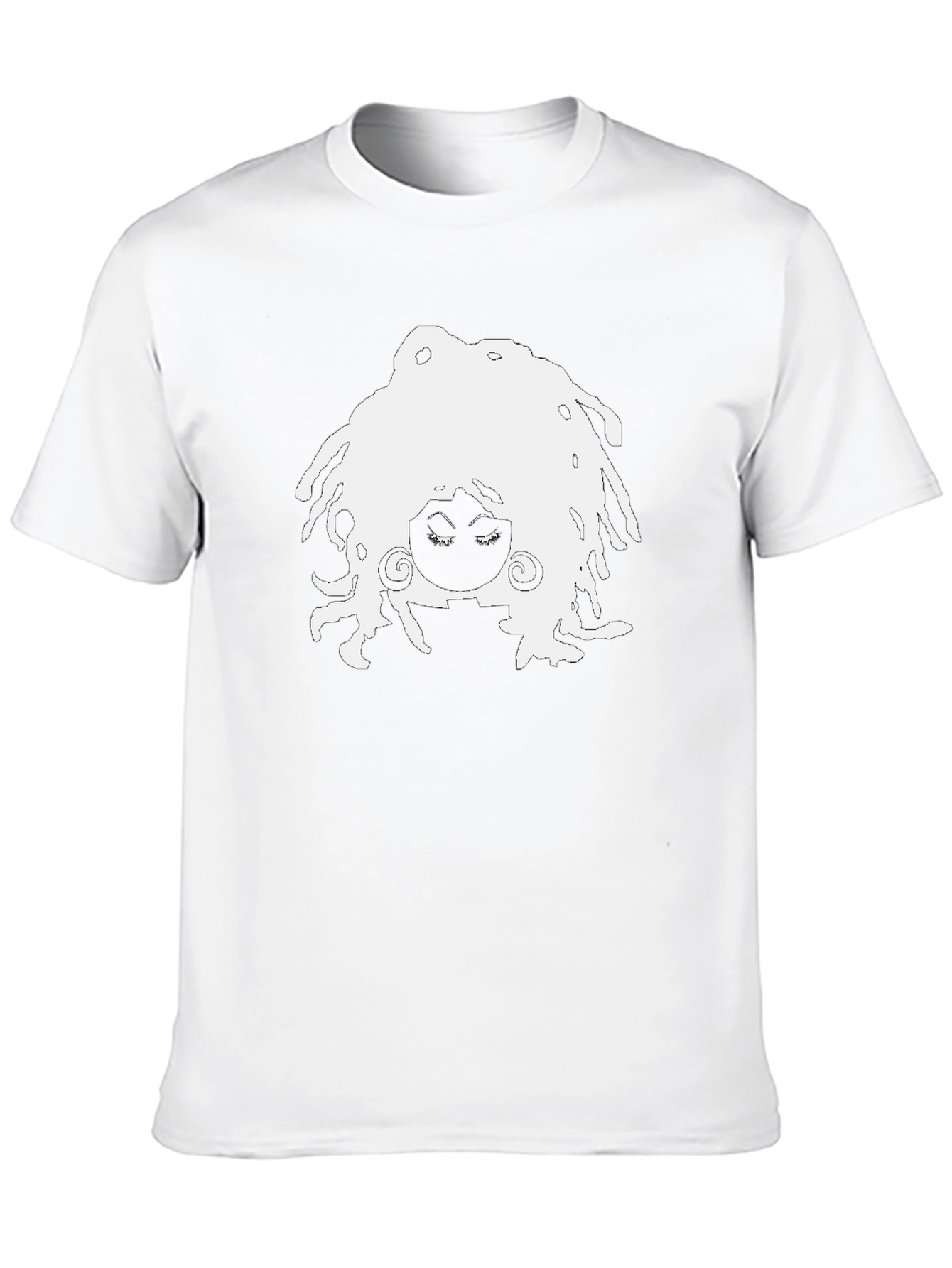 Dreadlock Diva Black T-Shirt - Stylish & Unique