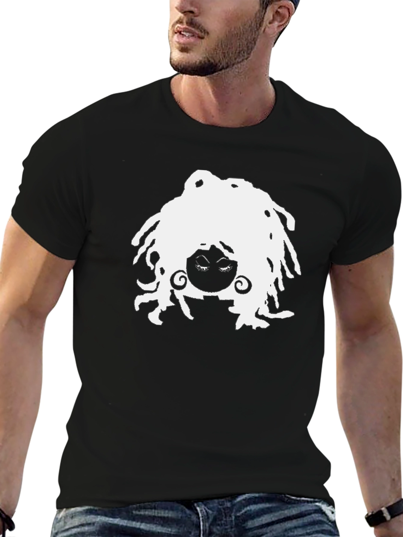 Dreadlock Diva Black T-Shirt - Stylish & Unique