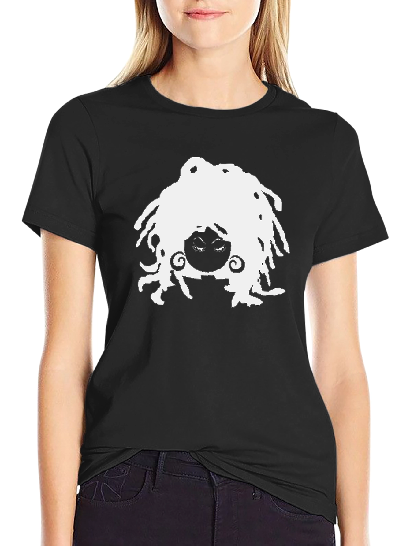 Dreadlock Diva Black T-Shirt - Stylish & Unique
