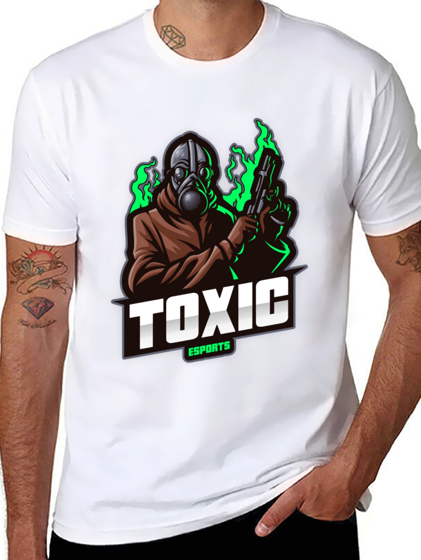 Toxic Esports Graphic Tee - Gamer Style