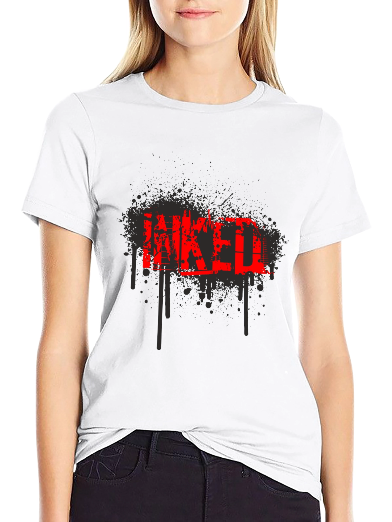 Inked Graphic T-Shirt - Cool Tattoo Design