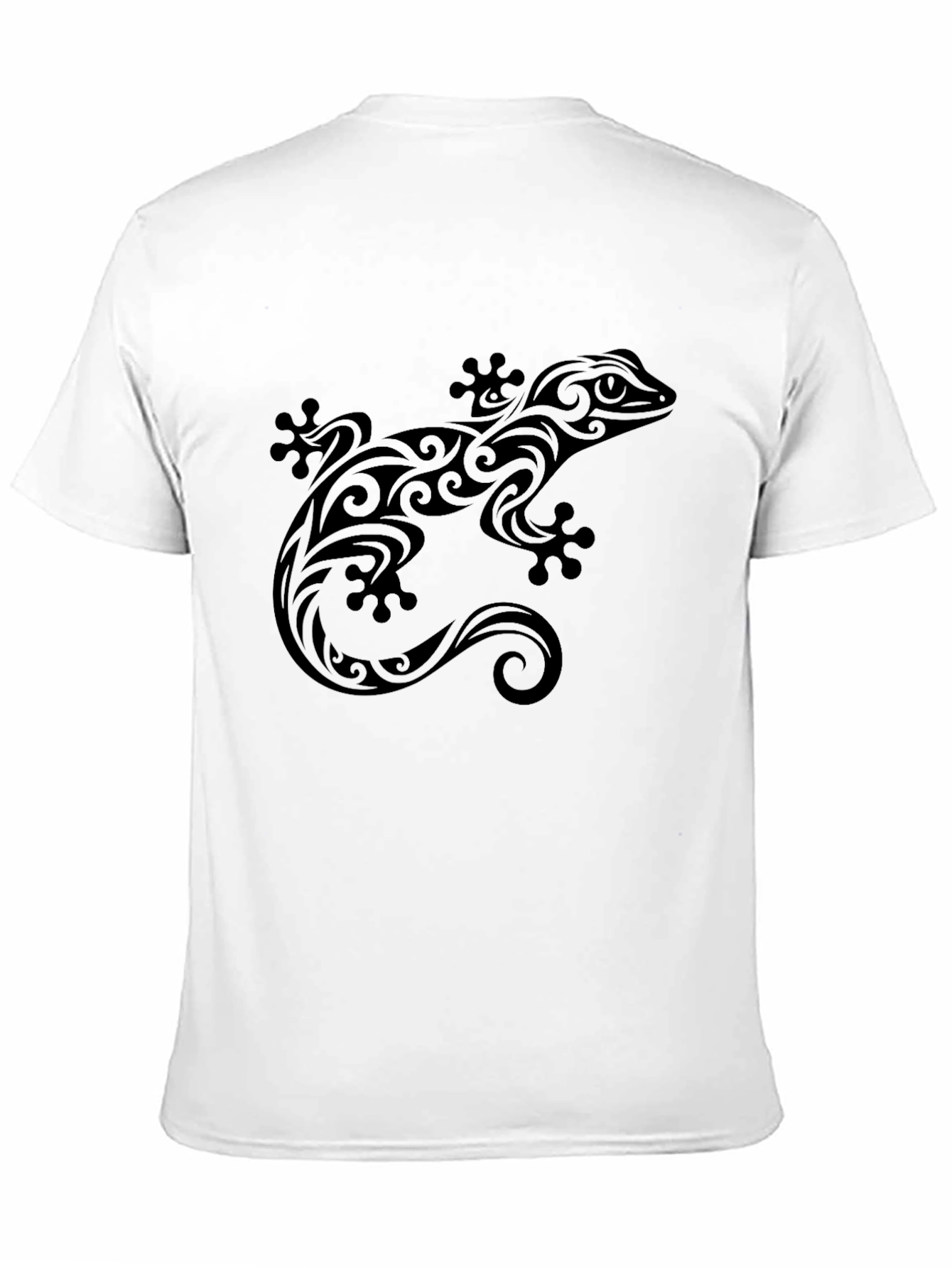 Tribal Lizard Graphic T-Shirt