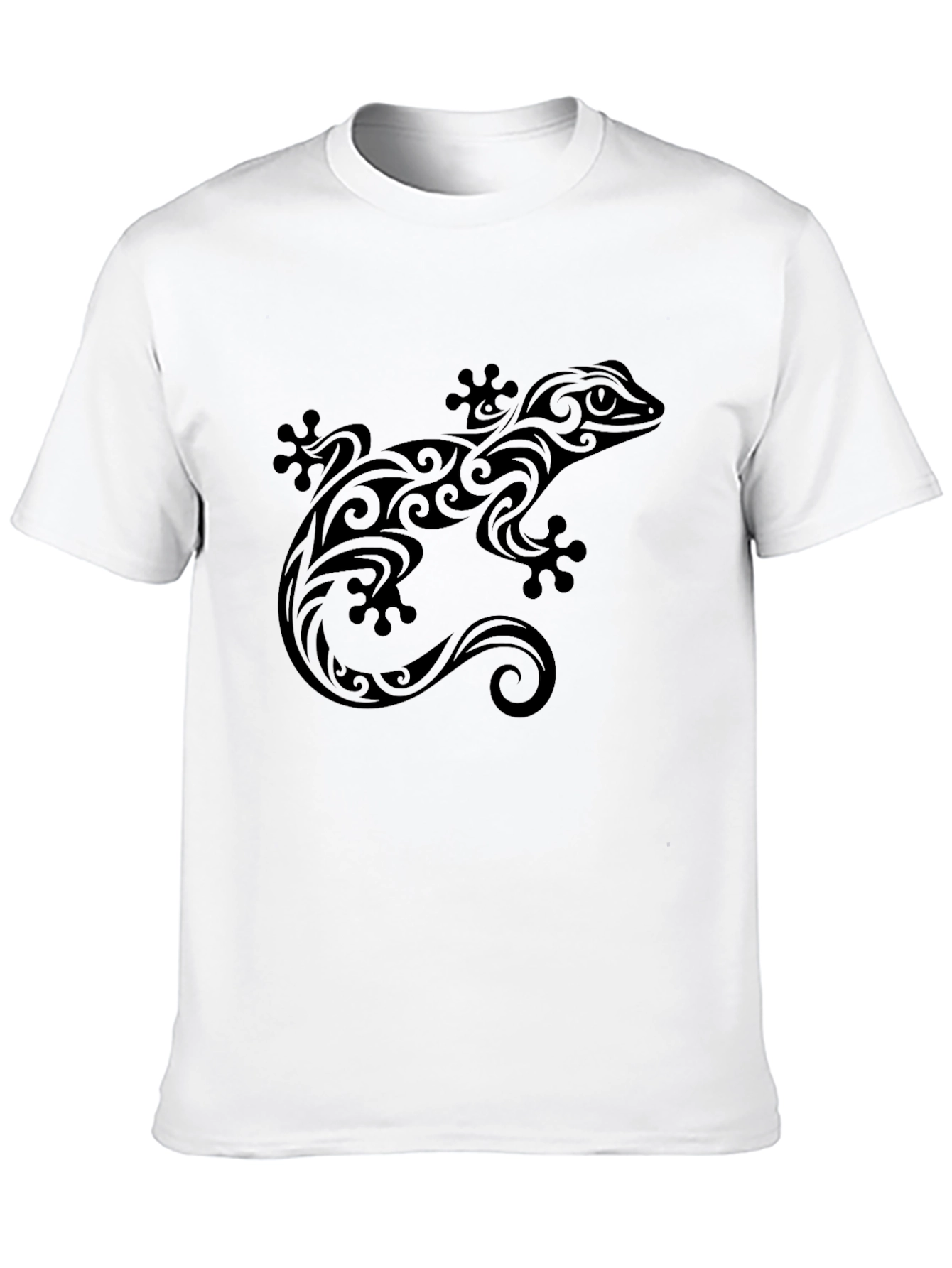 Tribal Lizard Graphic T-Shirt