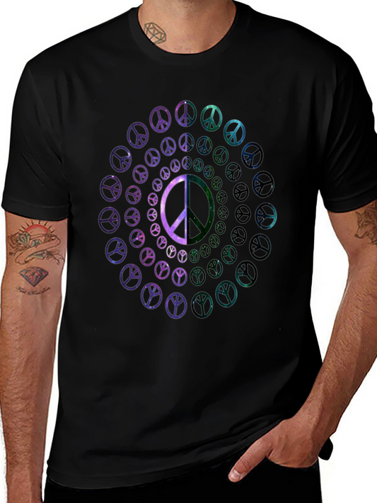 Peace Sign Galaxy T-Shirt