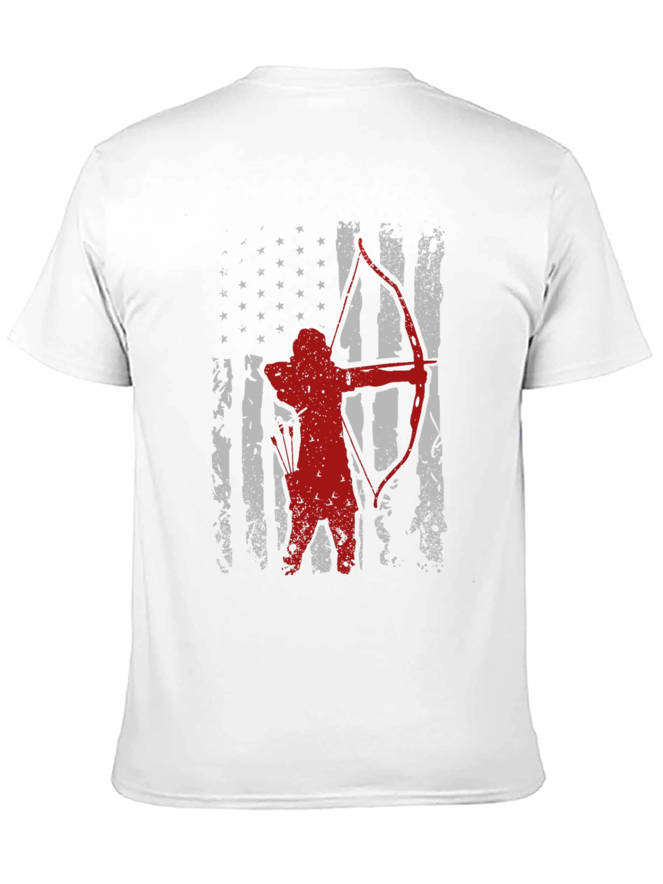 Archer American Flag T-Shirt - Patriotic Archery Tee