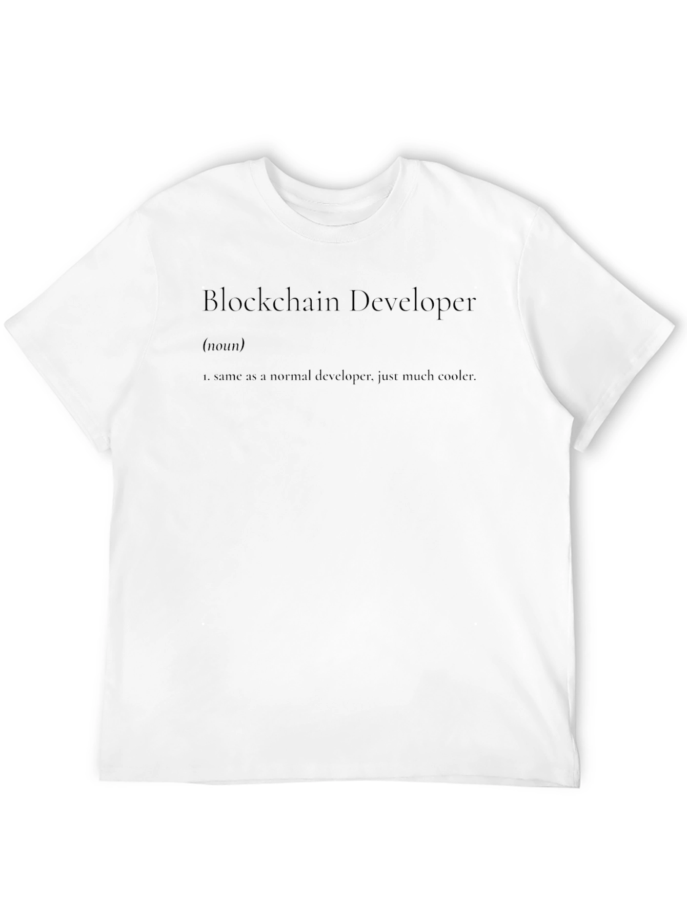 Blockchain Developer Definition T-Shirt