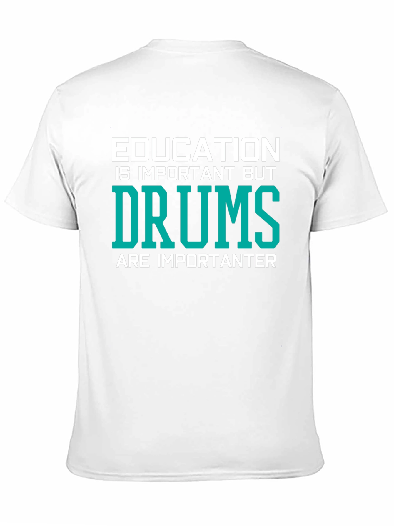 Education vs. Drums Graphic Tee