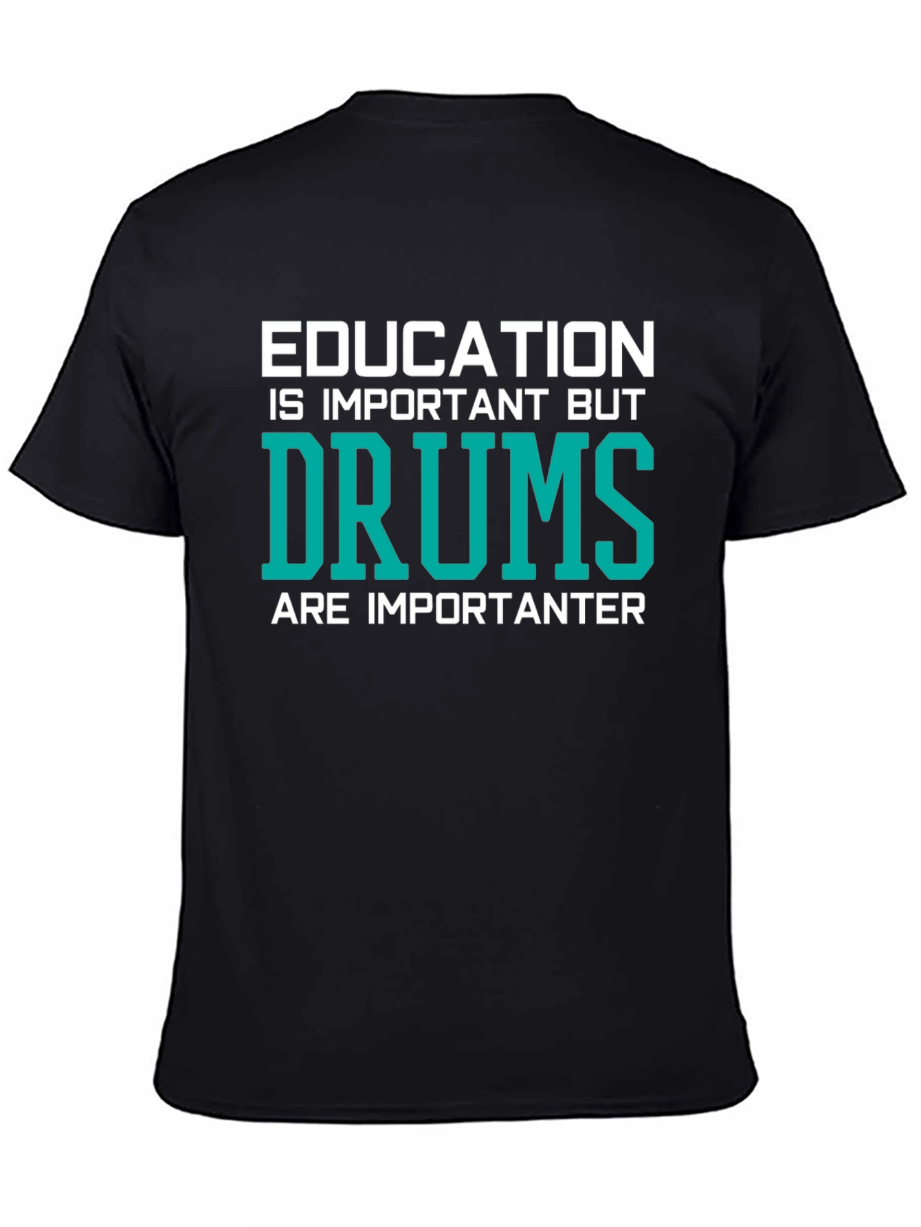 Education vs. Drums Graphic Tee