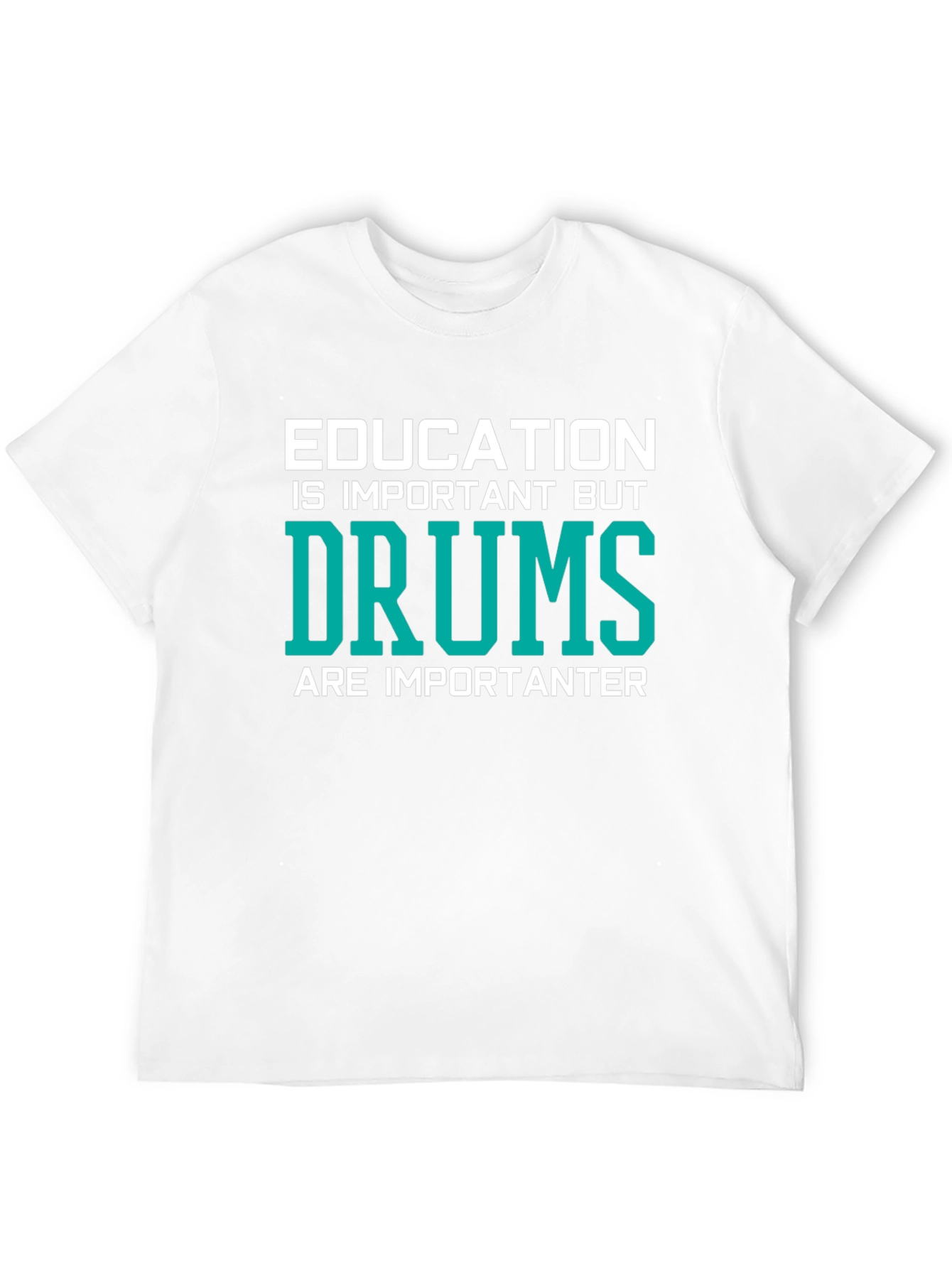 Education vs. Drums Graphic Tee