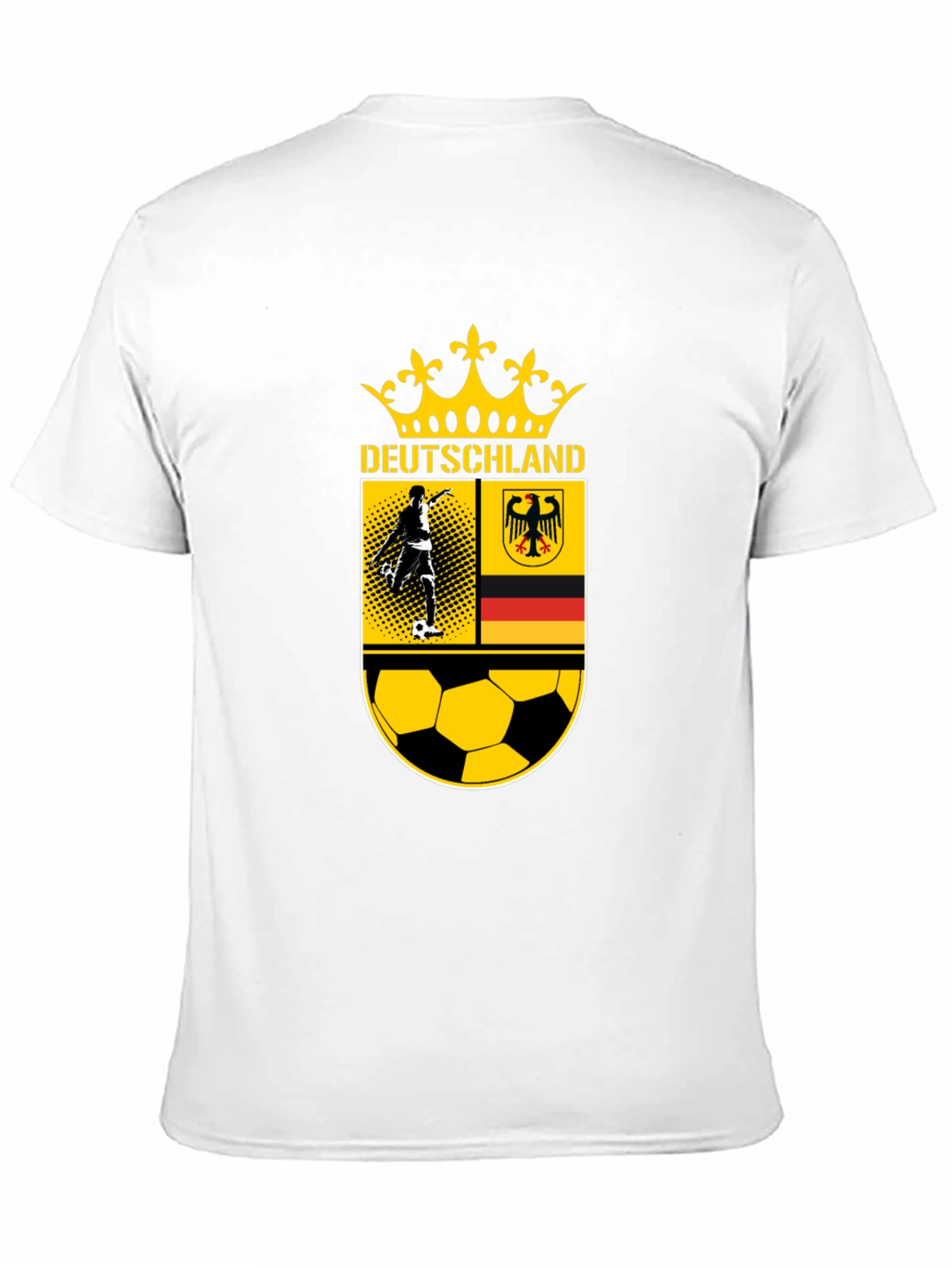 Deutschland Soccer T-Shirt - Black German Football Tee