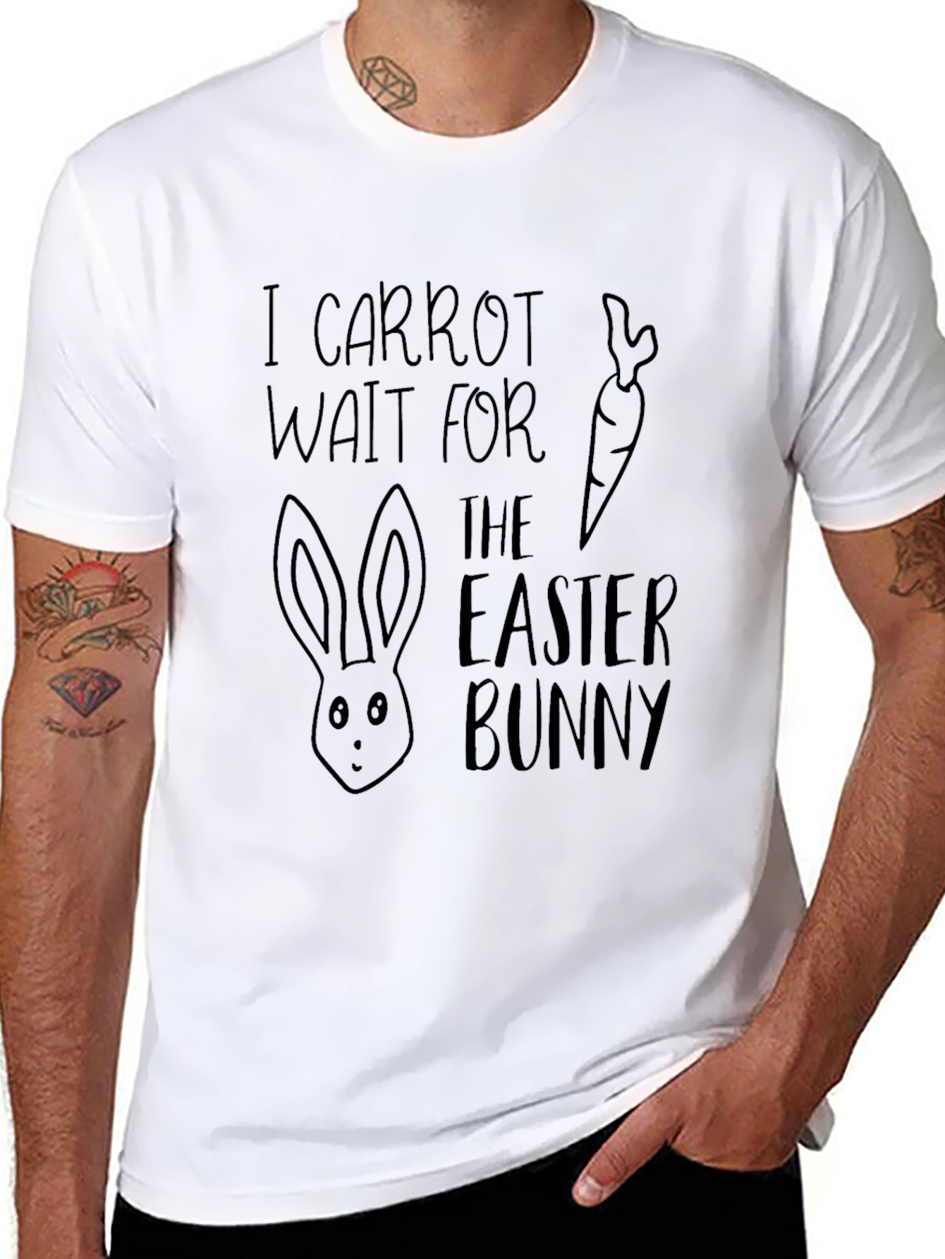 Easter Bunny Carrot T-Shirt - Holiday Apparel