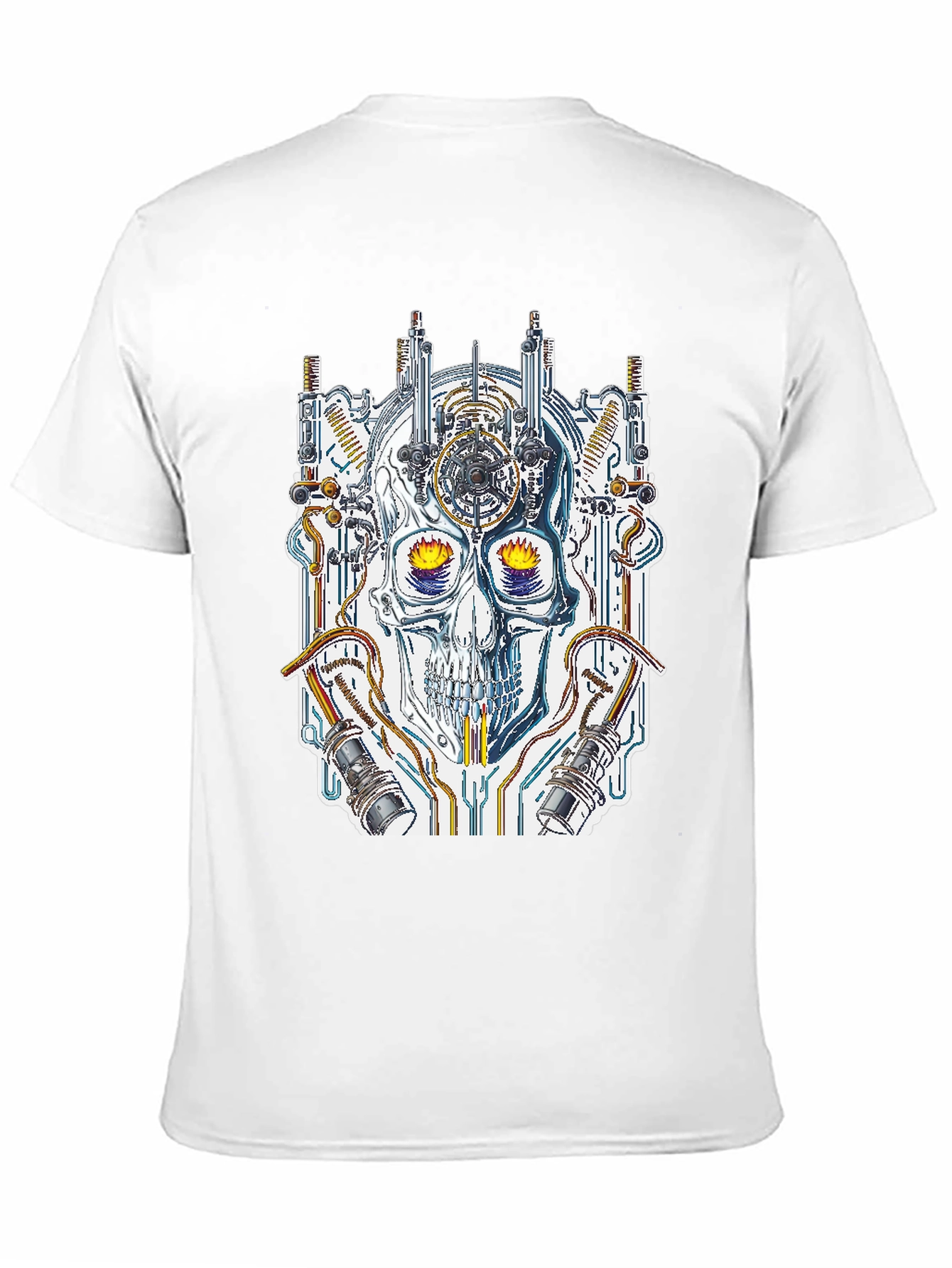 Steampunk Skull Graphic Tee - Unique Design