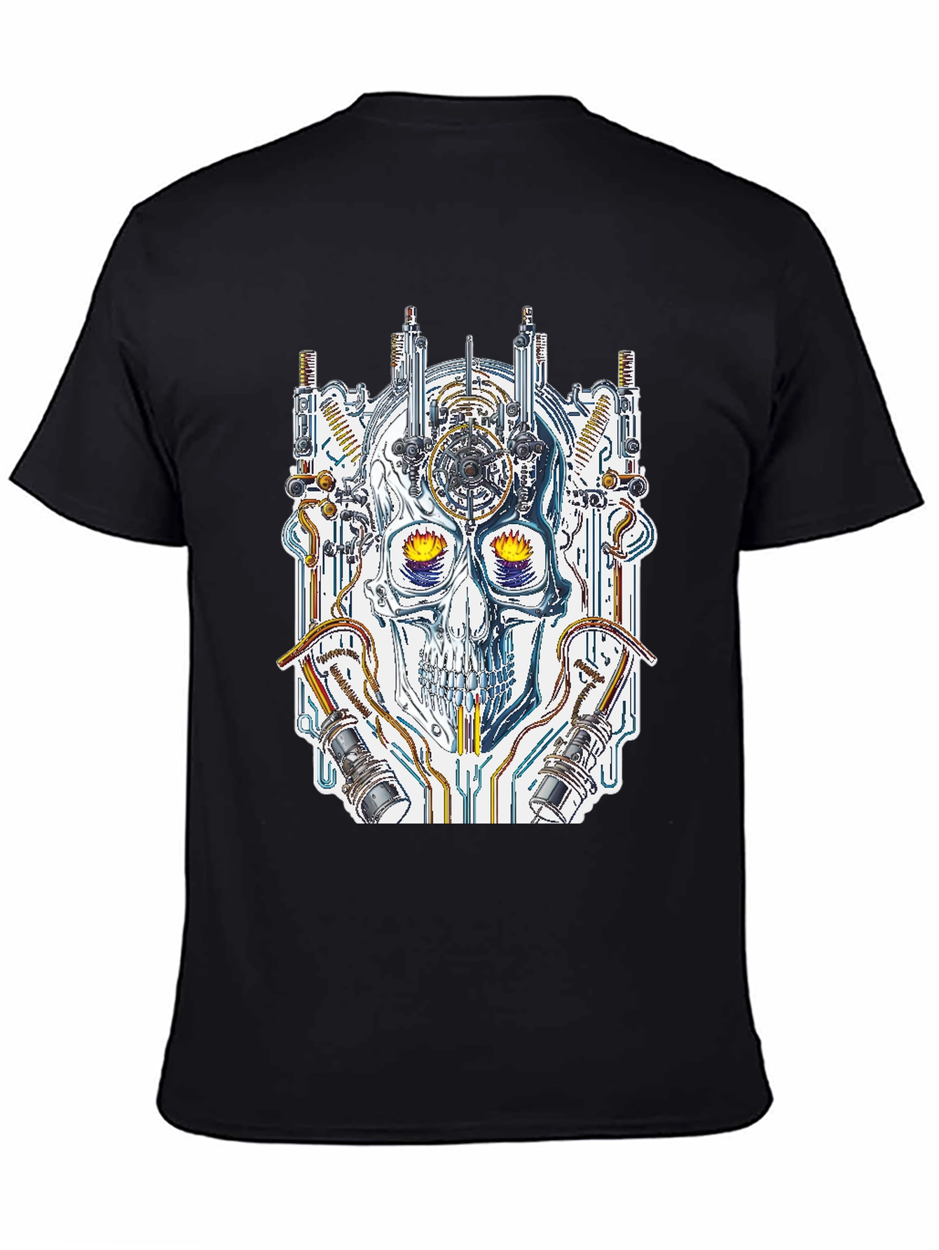 Steampunk Skull Graphic Tee - Unique Design