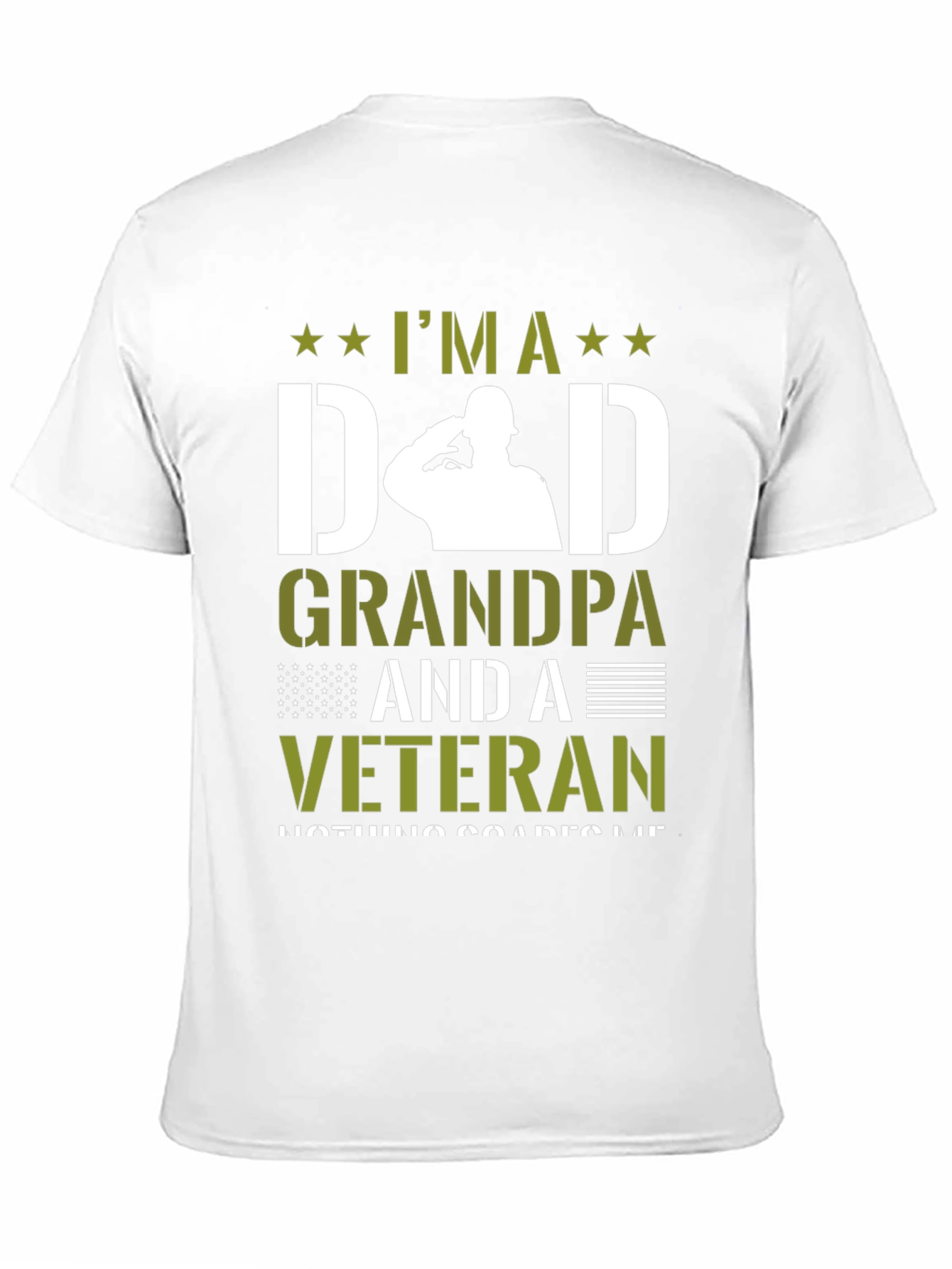 Im A Dad Grandpa Veteran Graphic T-Shirt