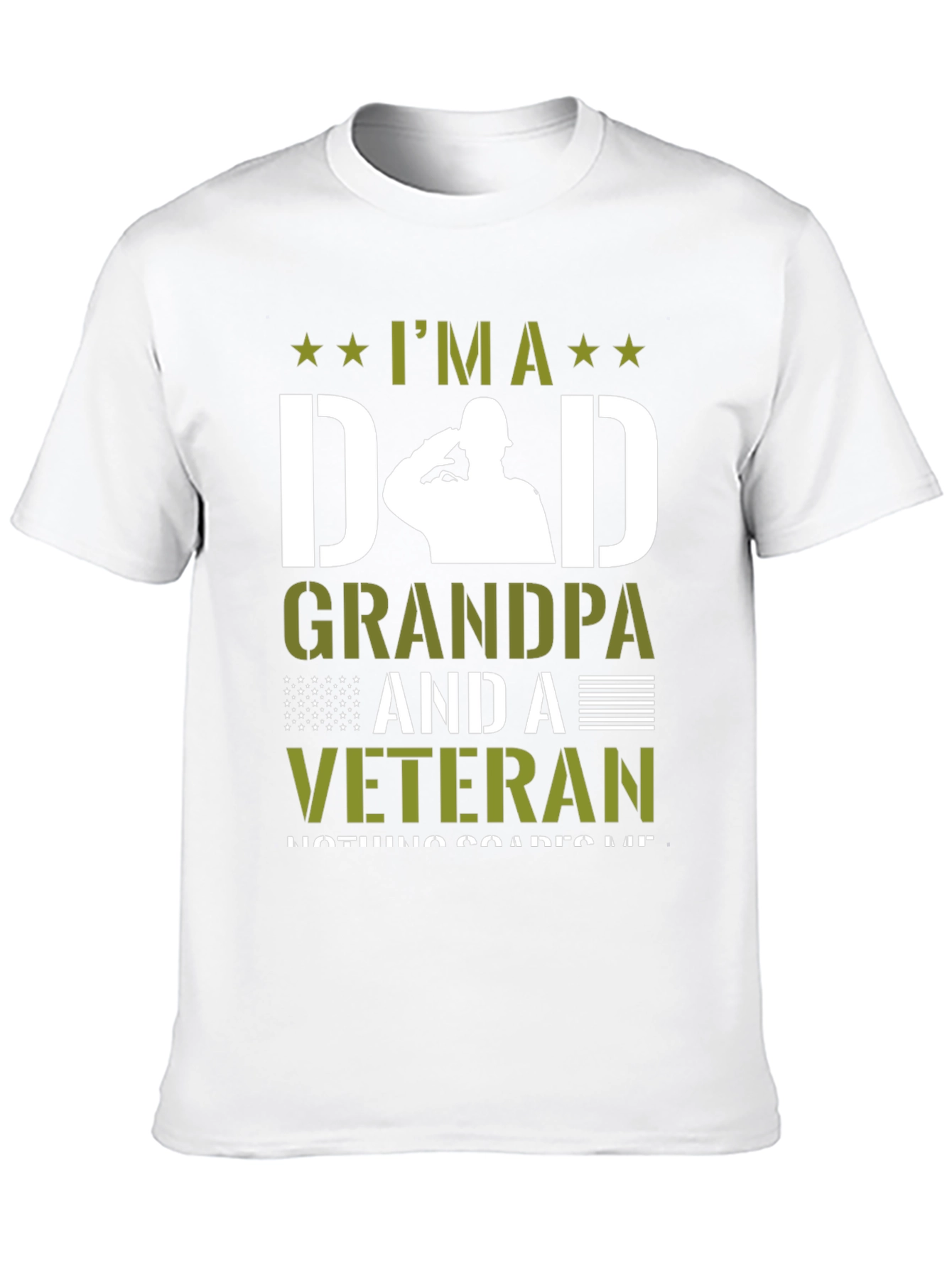 Im A Dad Grandpa Veteran Graphic T-Shirt