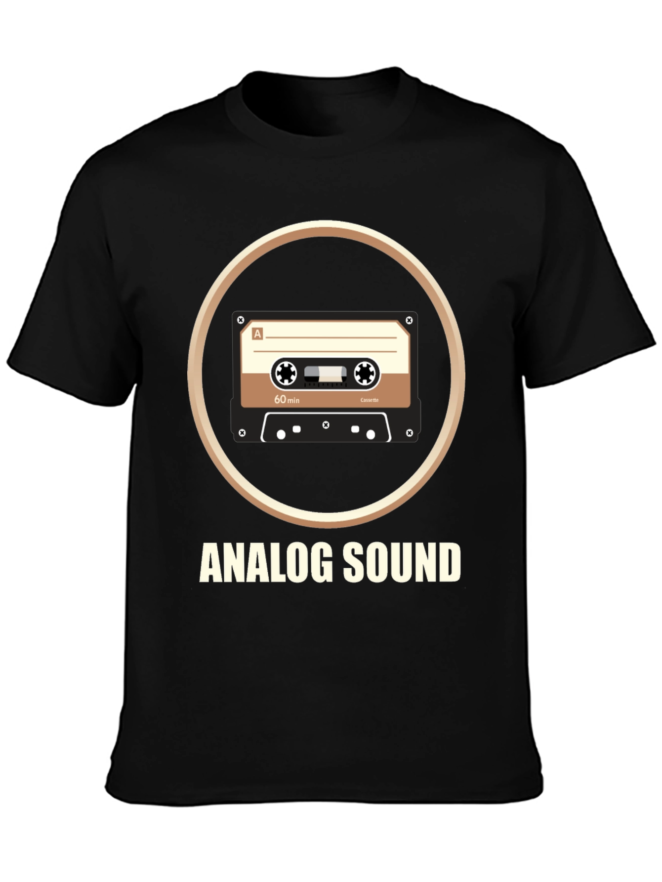 Analog Sound Cassette T-Shirt Retro Music Tee