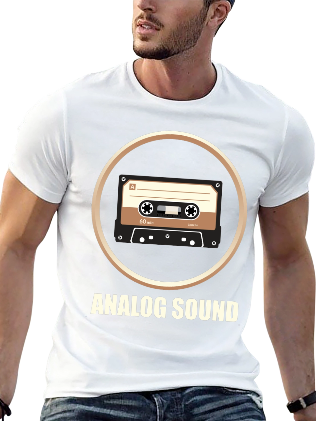 Analog Sound Cassette T-Shirt Retro Music Tee