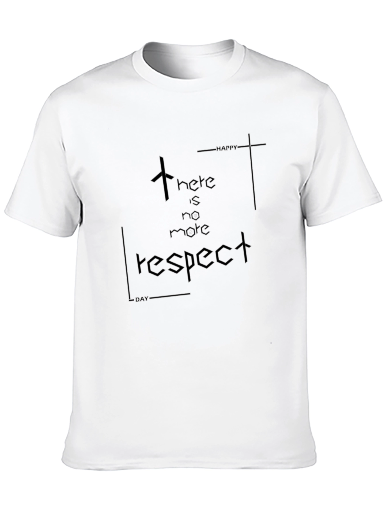 Edgy No More Respect Graphic Tee
