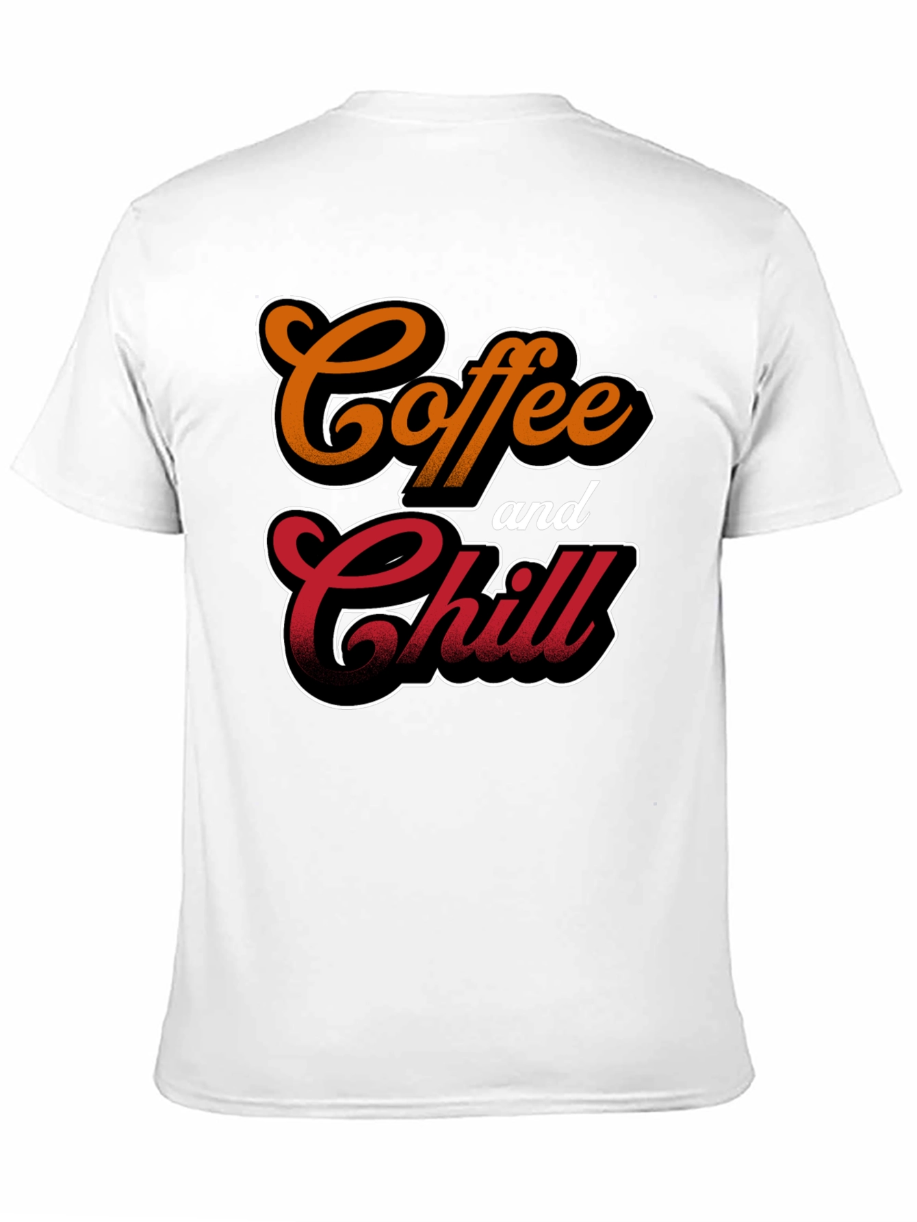 Coffee and Chill Black T-Shirt