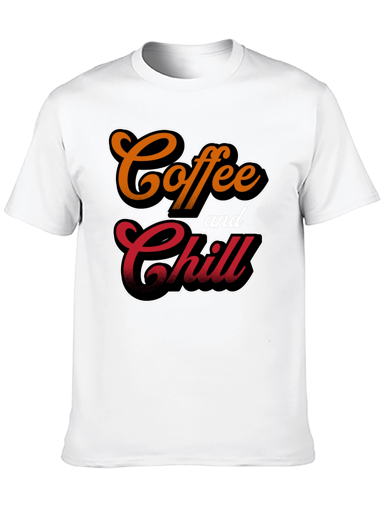 Coffee and Chill Black T-Shirt