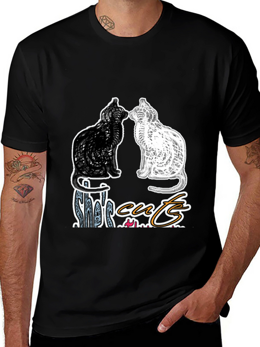 Shes Cute Cats Graphic T-Shirt