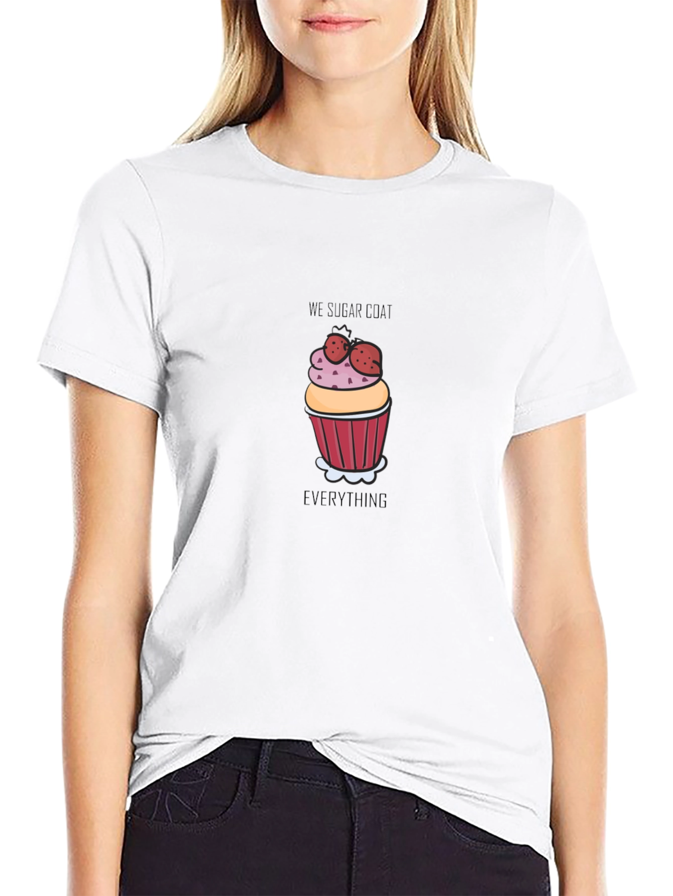 Sugar Coat Cupcake Graphic Tee