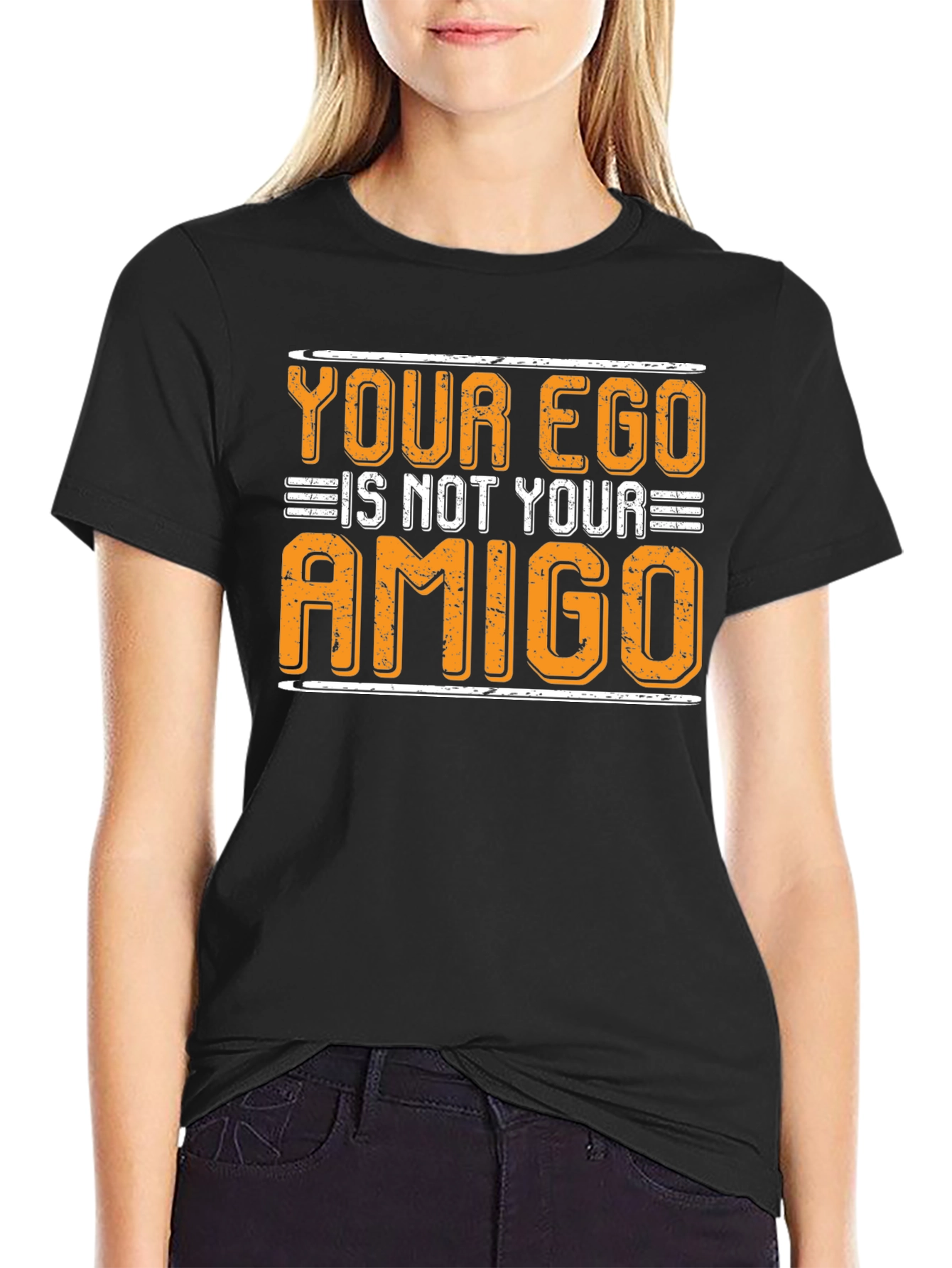 Ego Amigo Graphic T-Shirt - Black